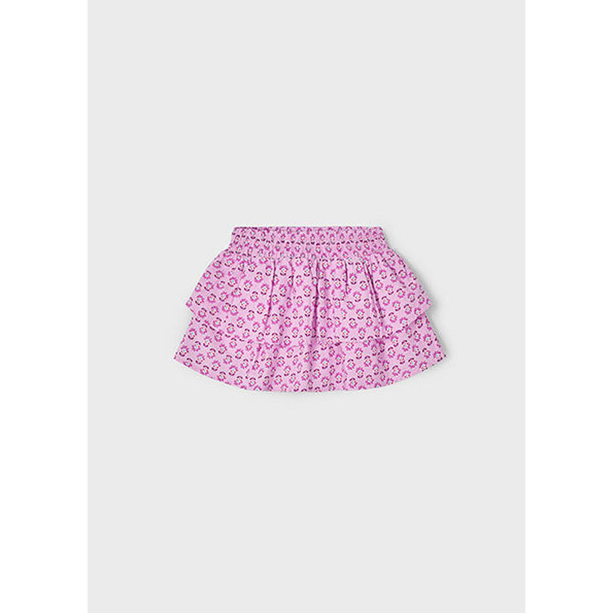 Girl Ruffle Printed Skirt Set