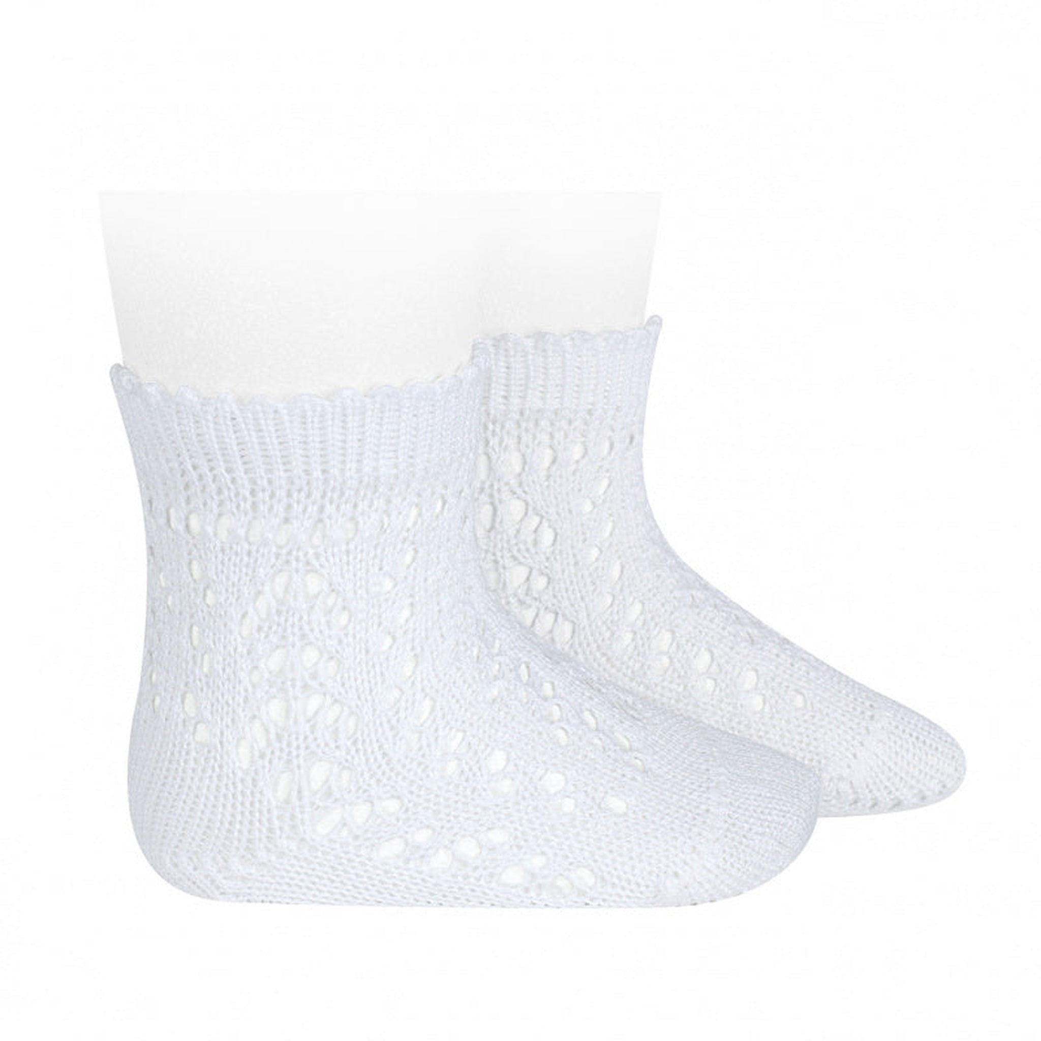 Cotton Openwork Short Socks- Several Colors