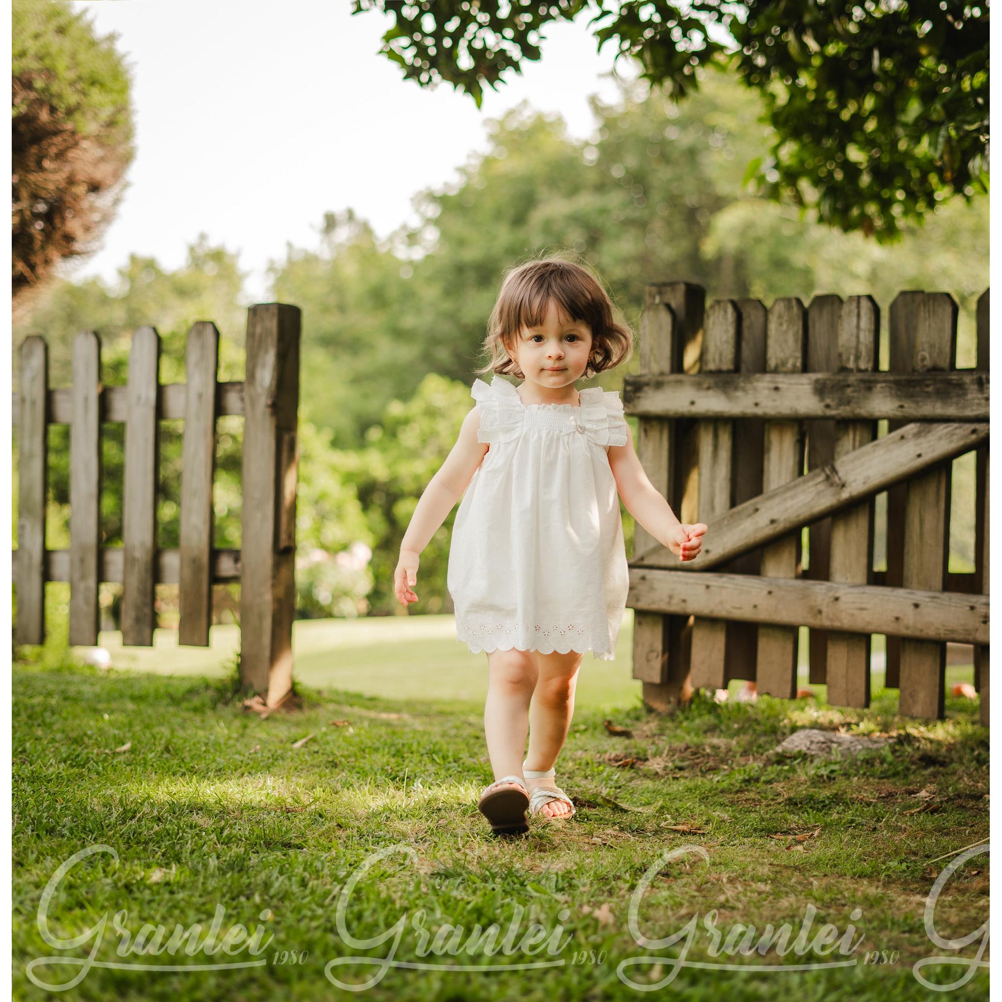 Plumeti Eyelet White Dress