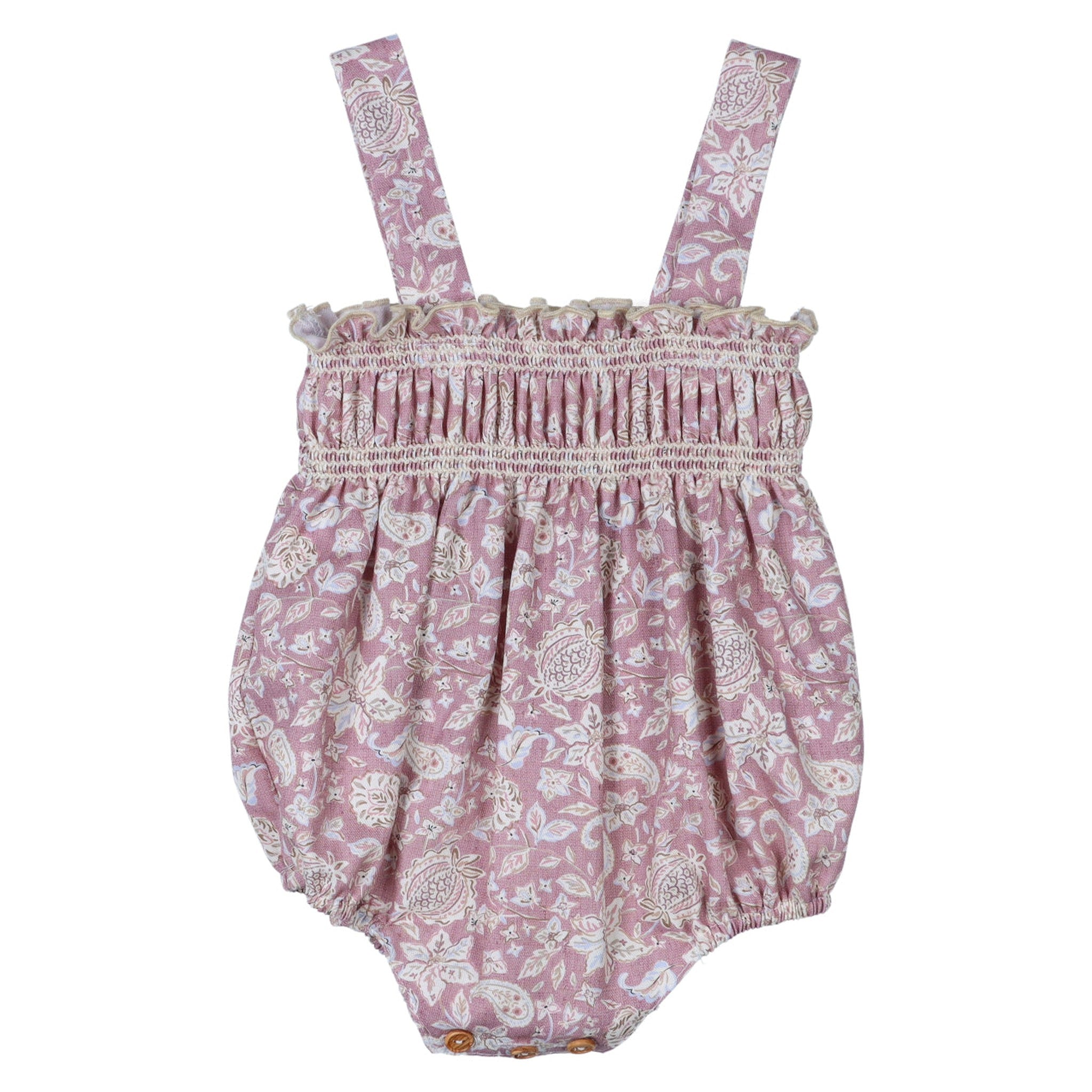 Flores Rosada Romper