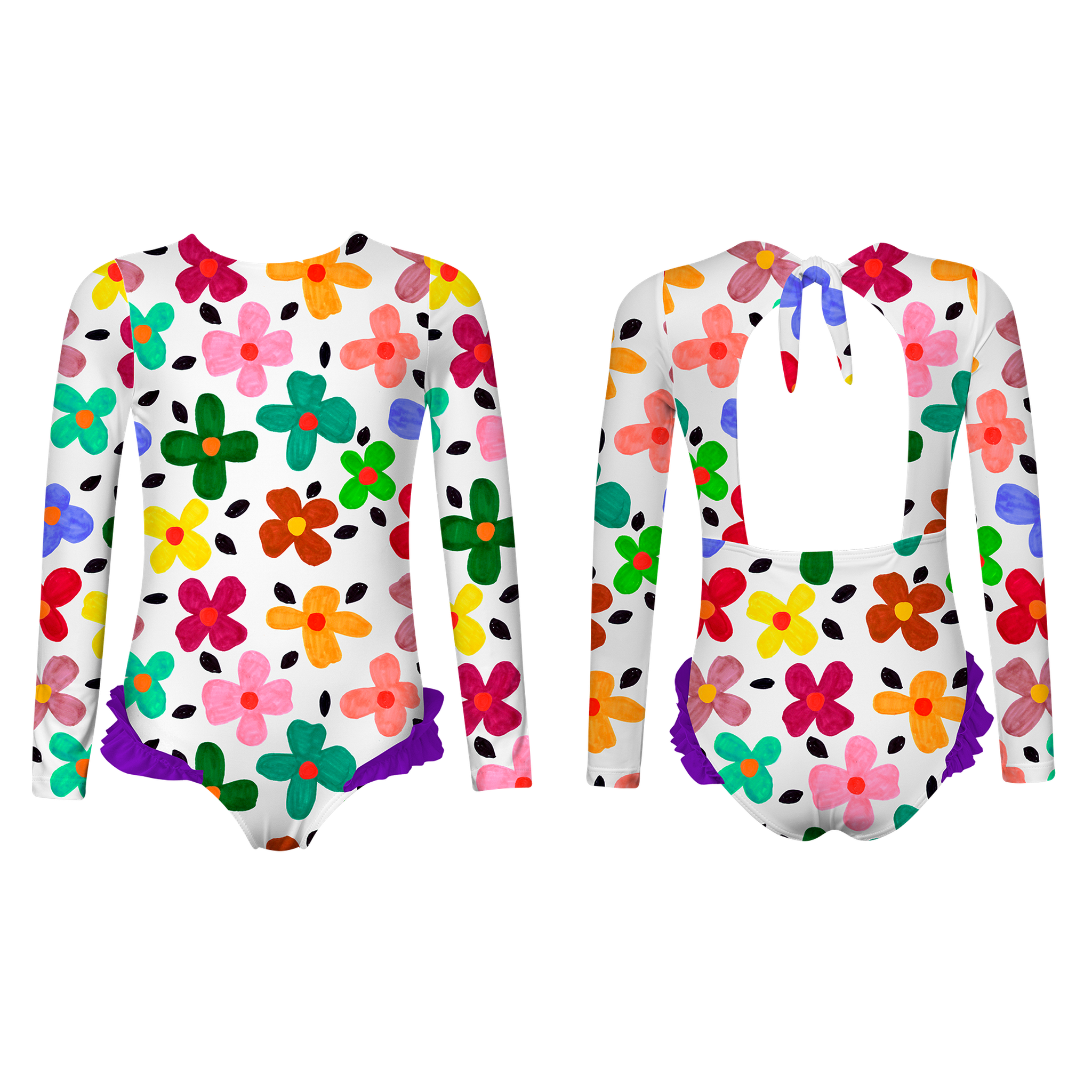 ALANA LONGSLEEVE- MULTI FLOWER