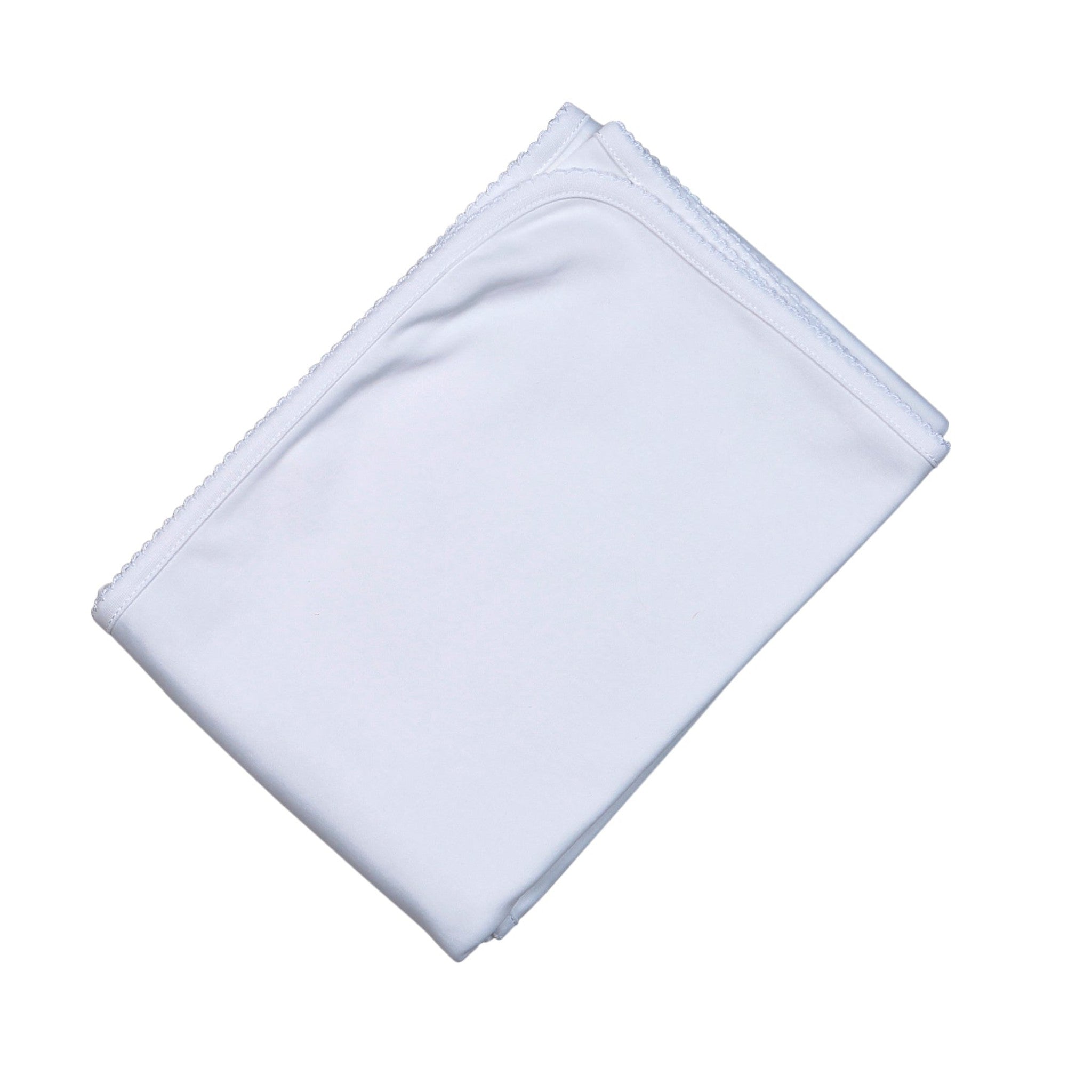 White Pima Blanket - White Trim