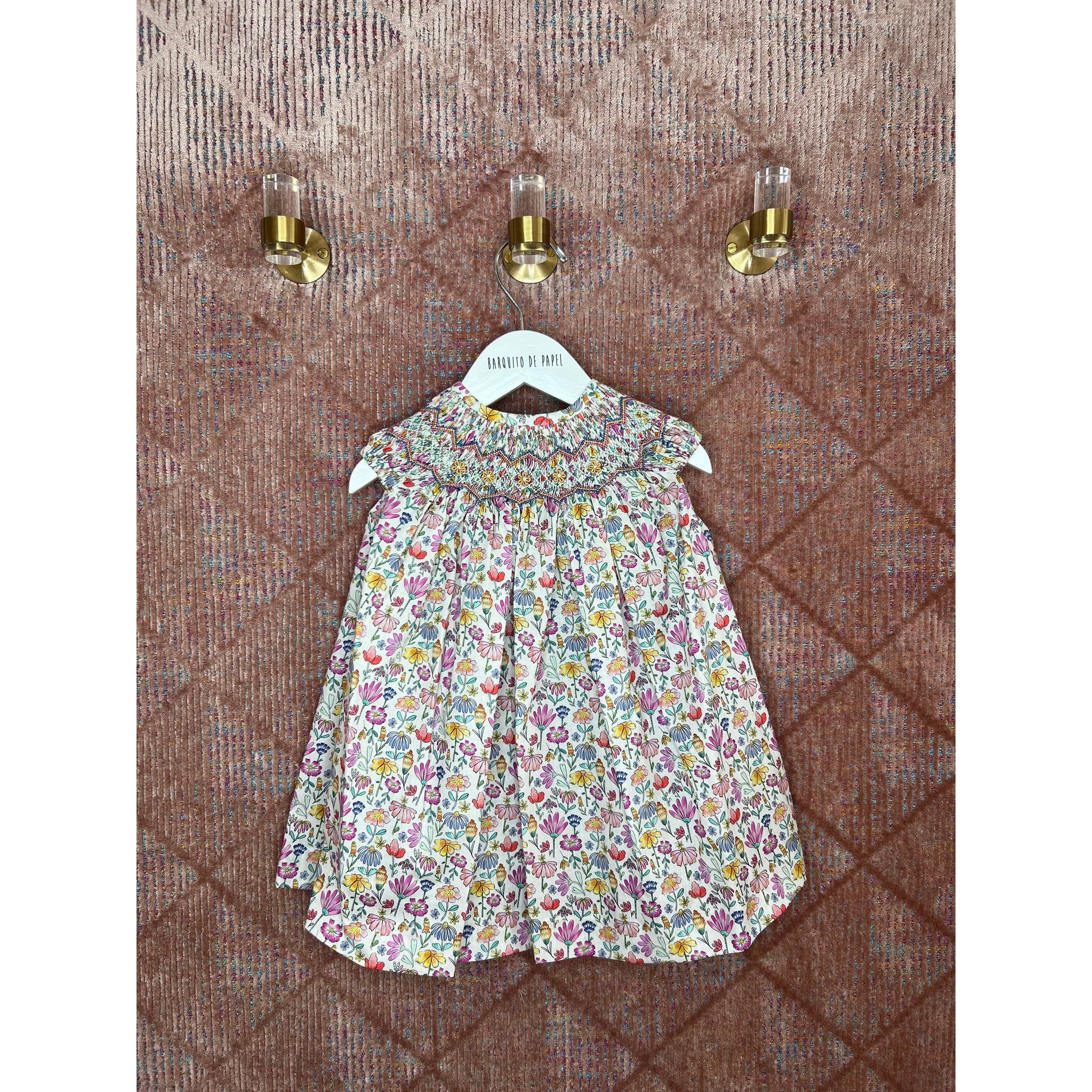 Malva Hand Smocked Dress