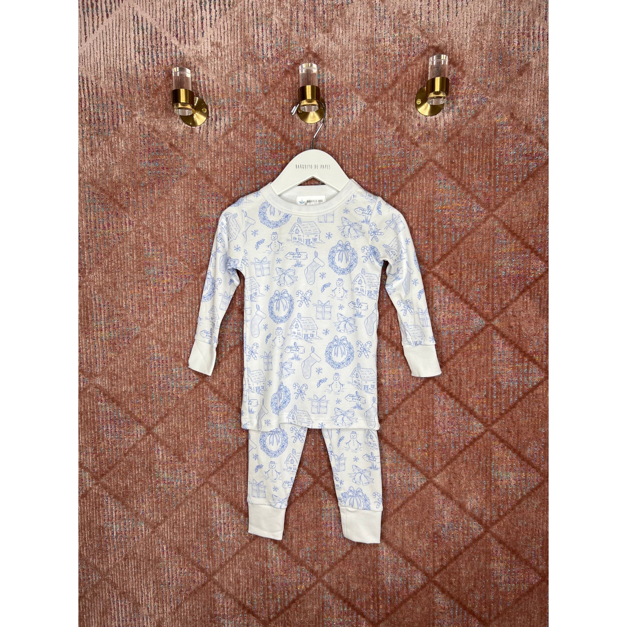 Toile Pima Interlock Two Piece- Blue