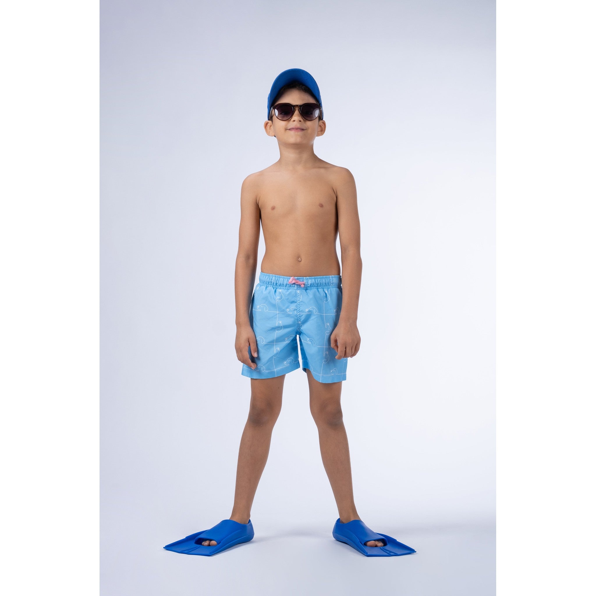 Puzzle Dog Swim Short