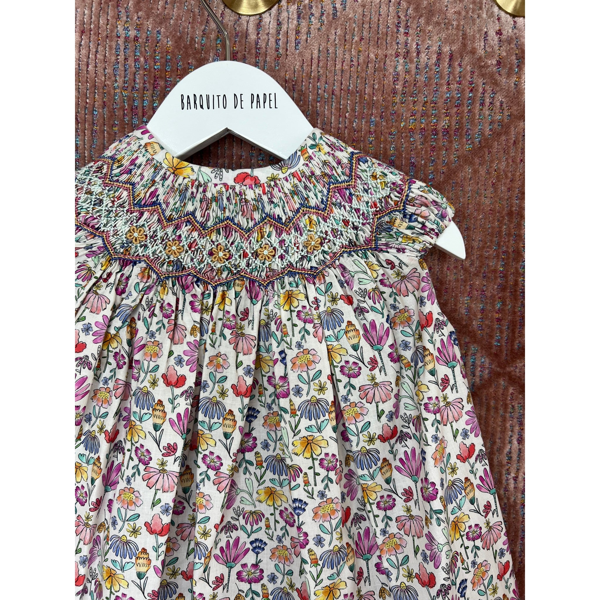 Malva Hand Smocked Dress