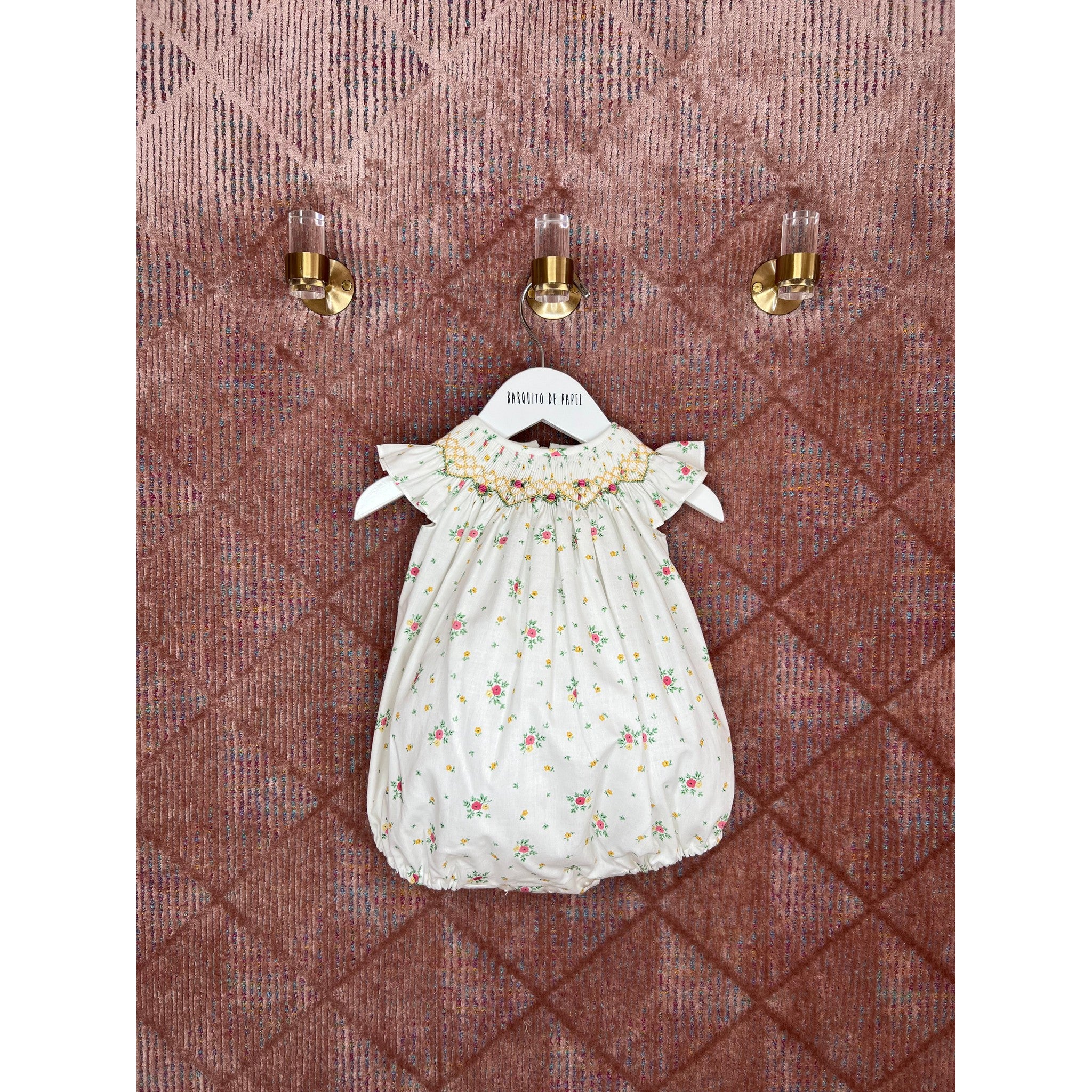 Rosas Hand Smocked Romper