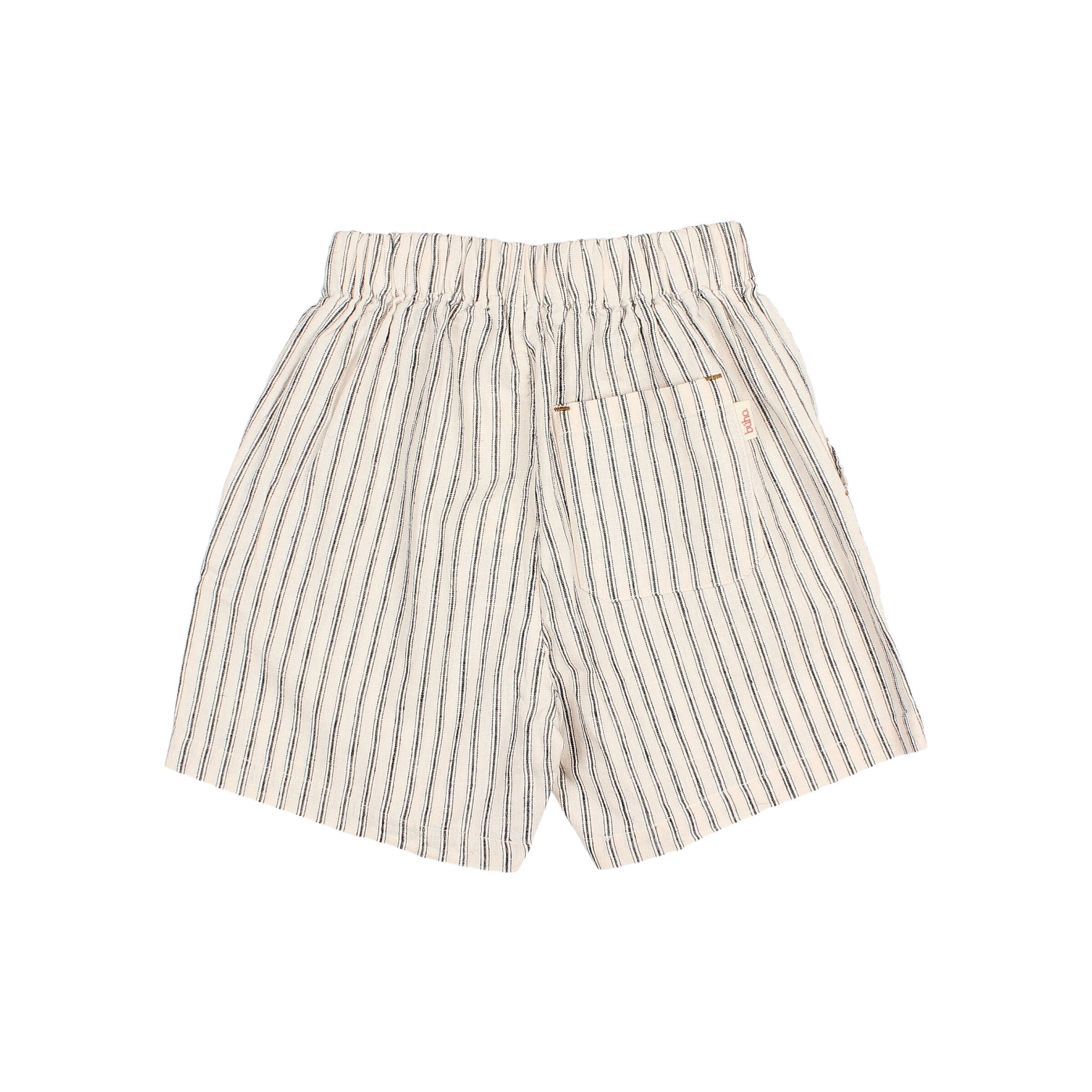 Linen Stripes Bermuda Set