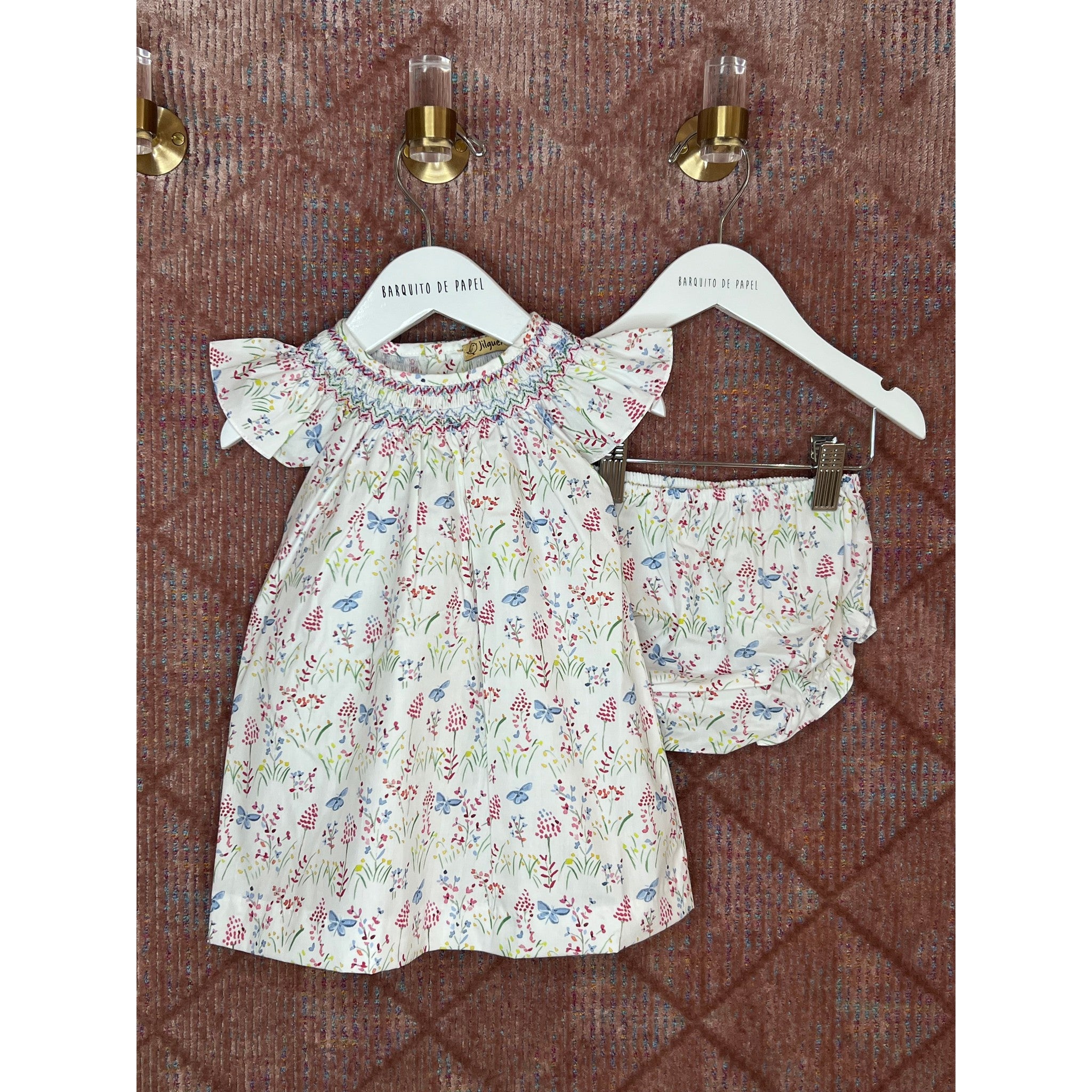 Jardin Aleta Smocked Bloomer Dress