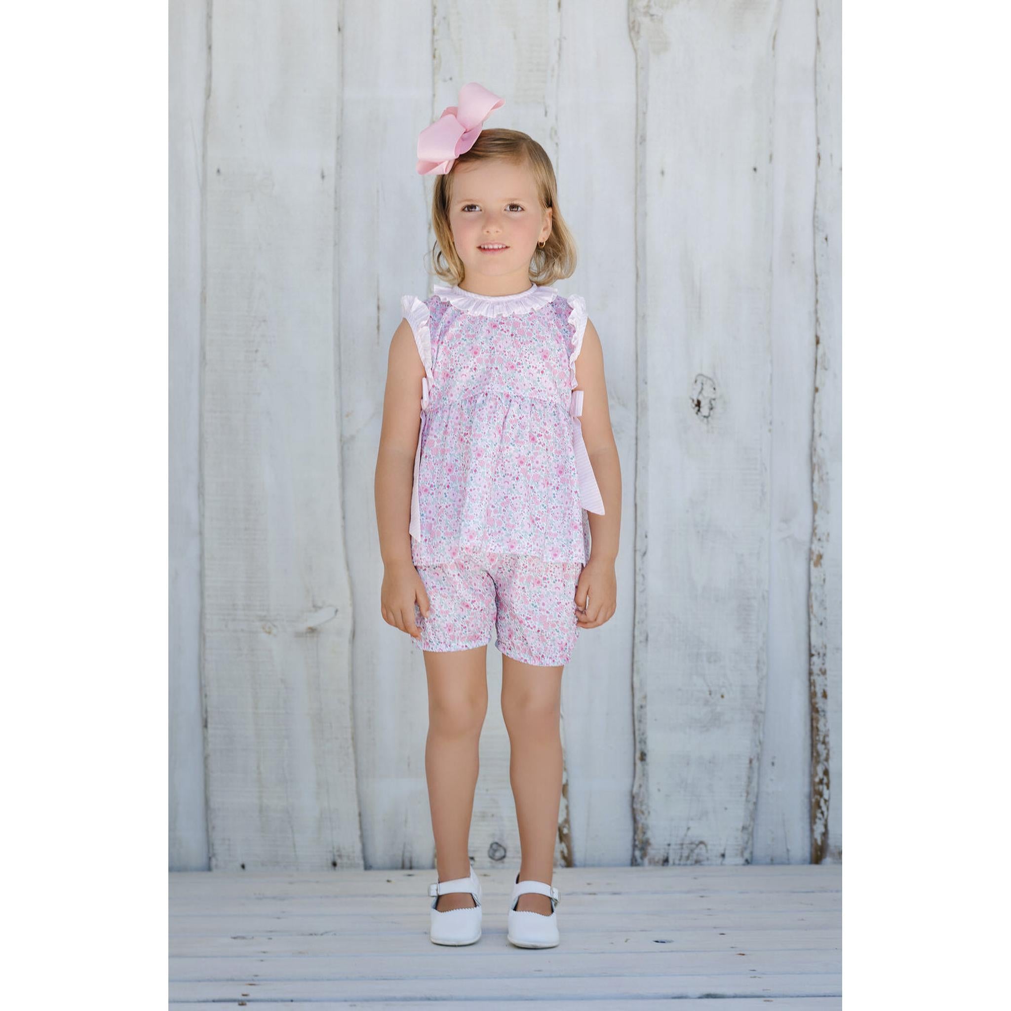 Pink Ditsy Floral Set