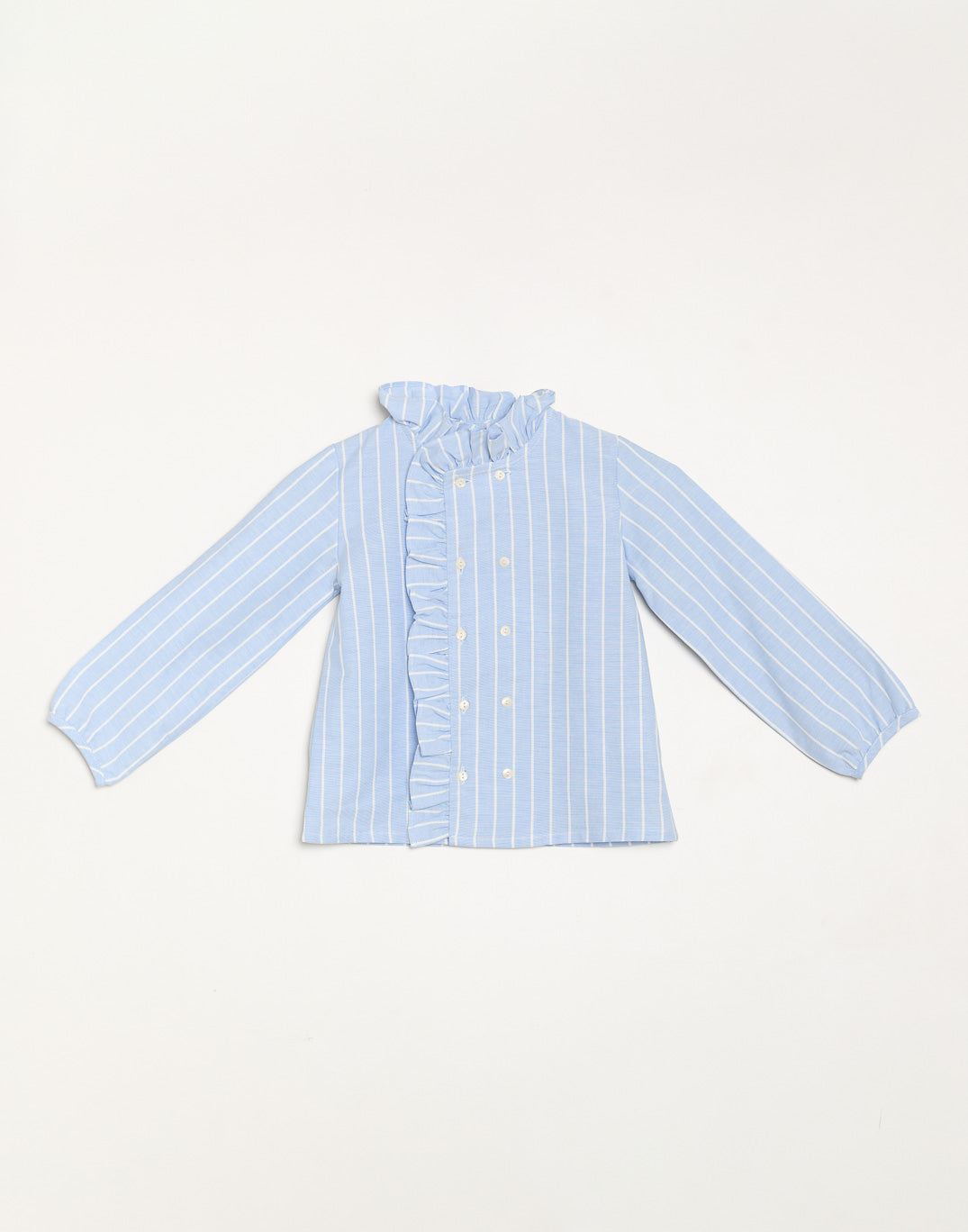 Raya Azul Ruffle Shirt Set