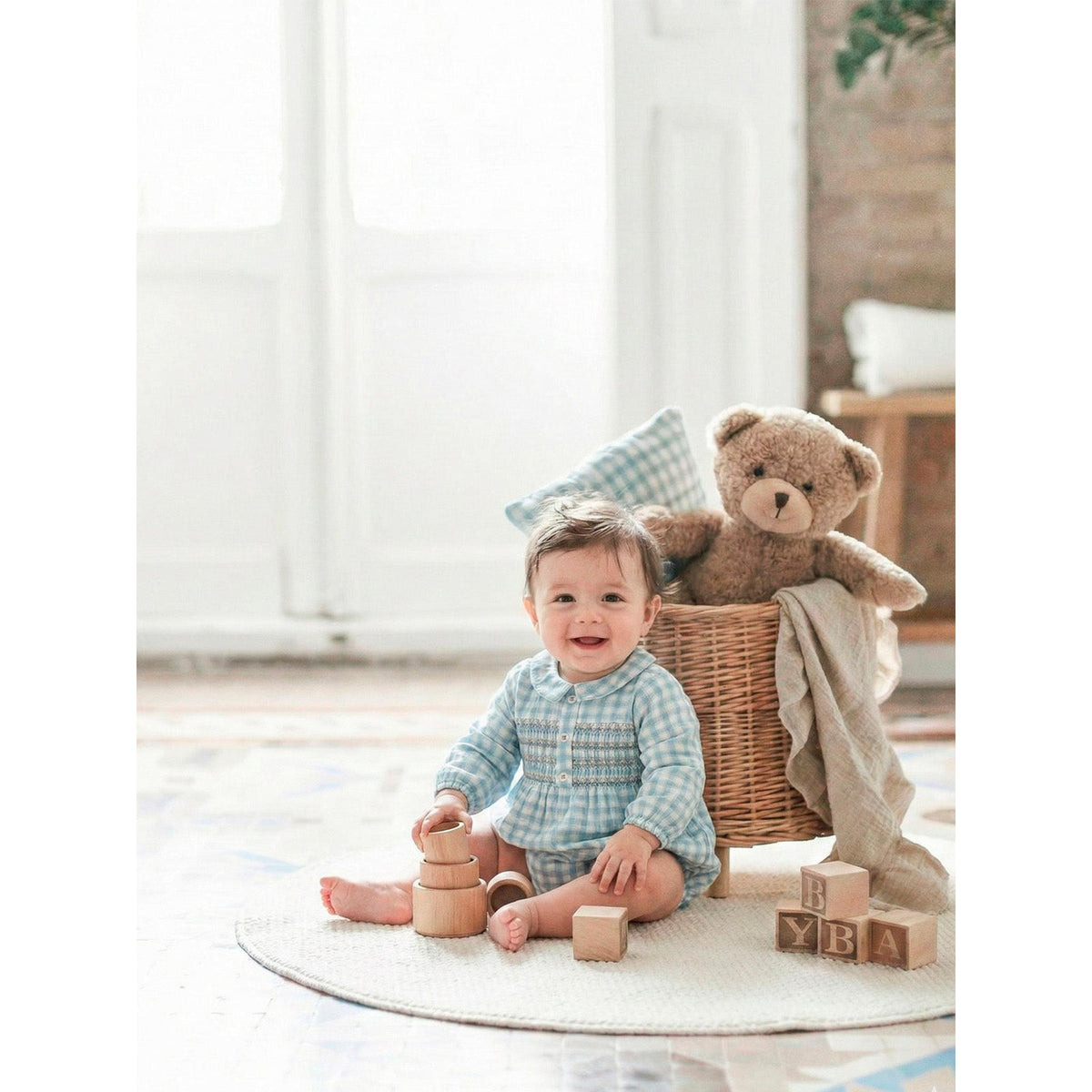 Zafiro Smocked Romper