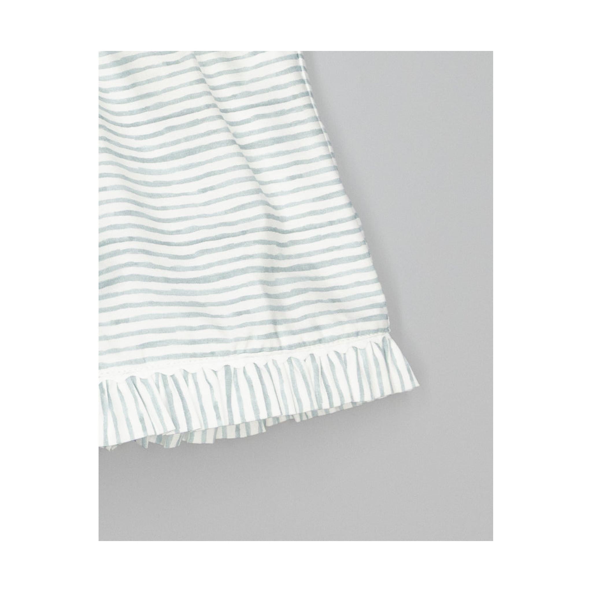 Blue Stripes Short Set