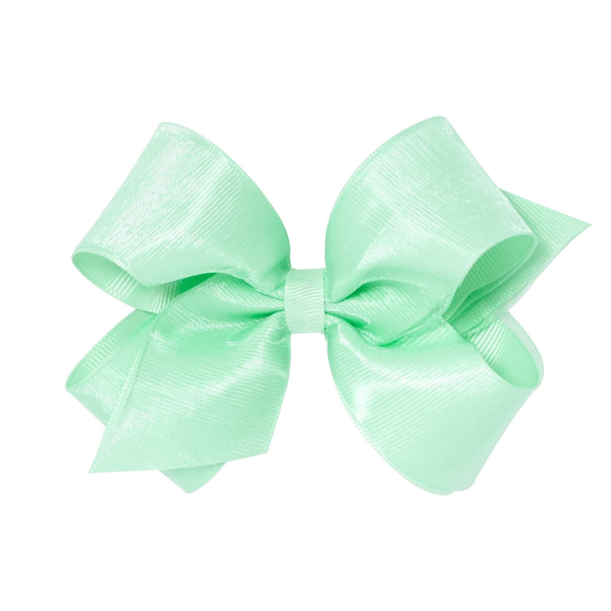 Medium Organza Overlay Girls Hair Bow