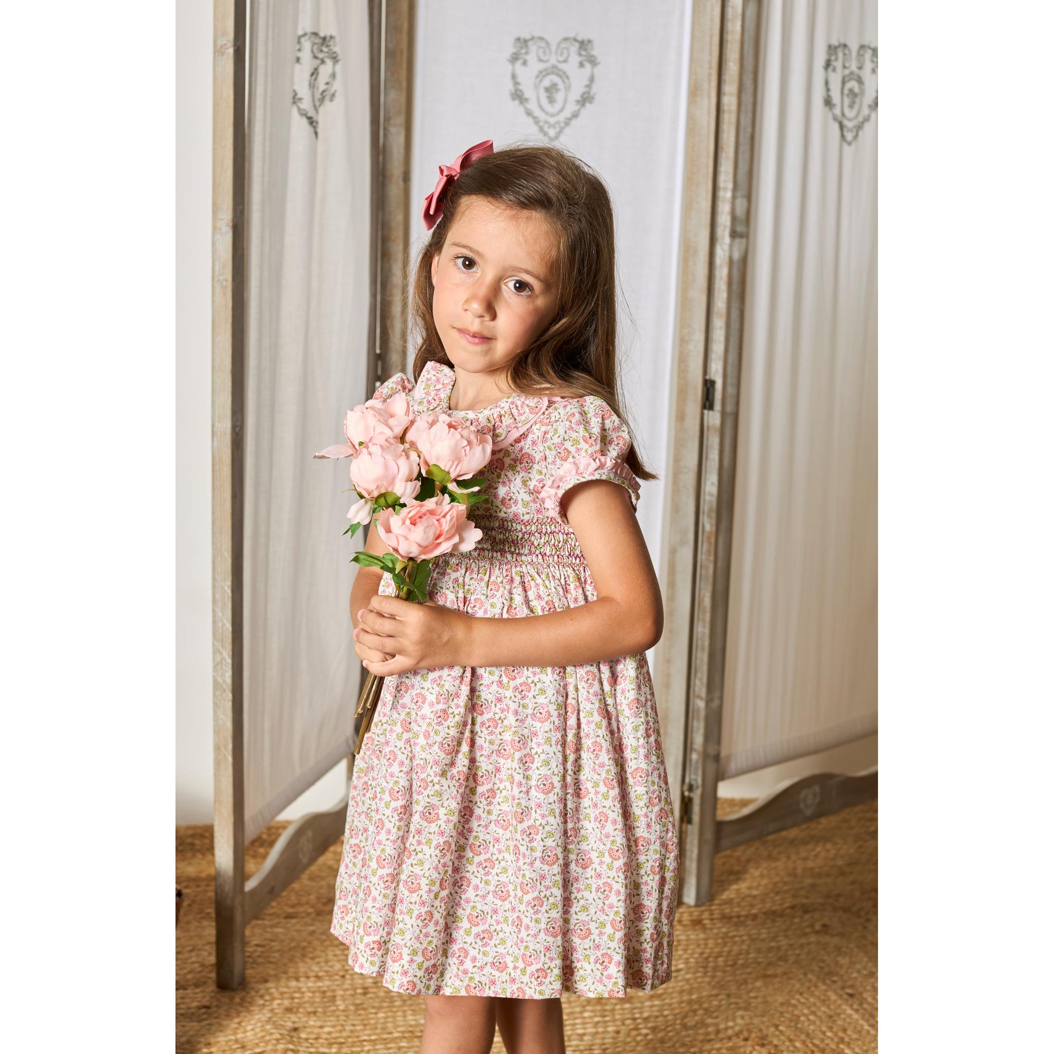 Niza Handsmocked Dress
