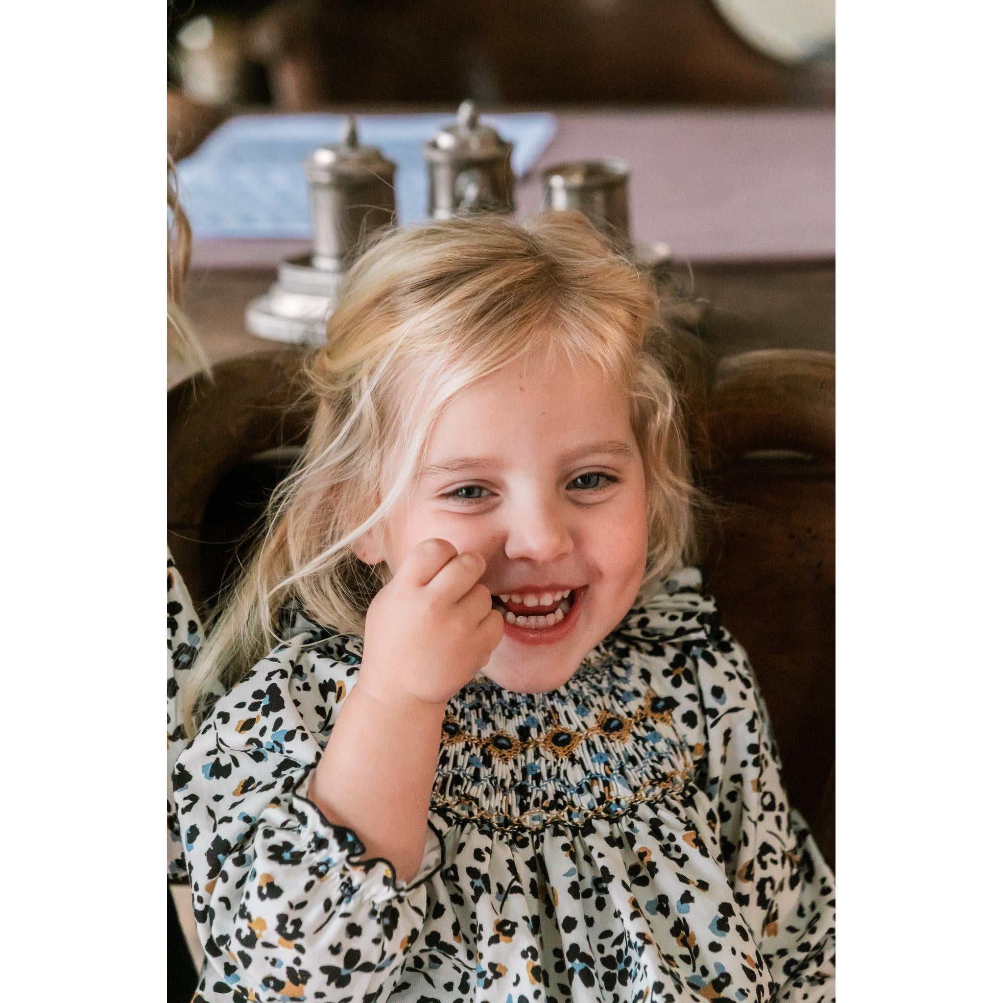 Vestido Braga Smock Animal