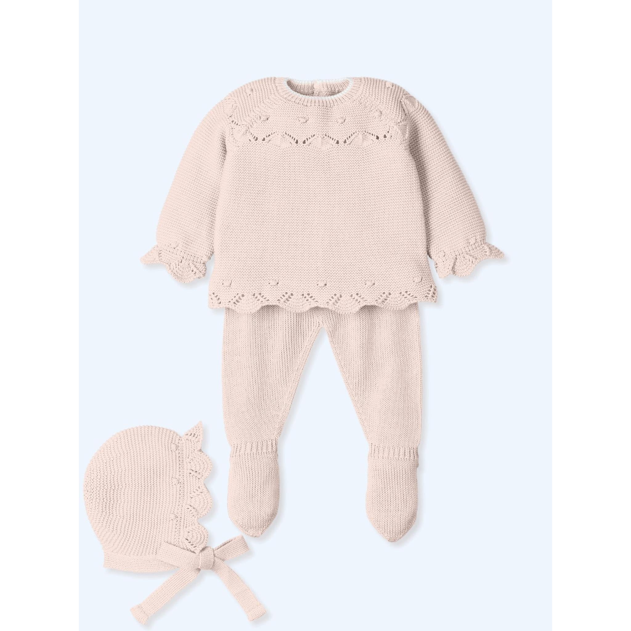 Flashy Three Piece Knitted Set