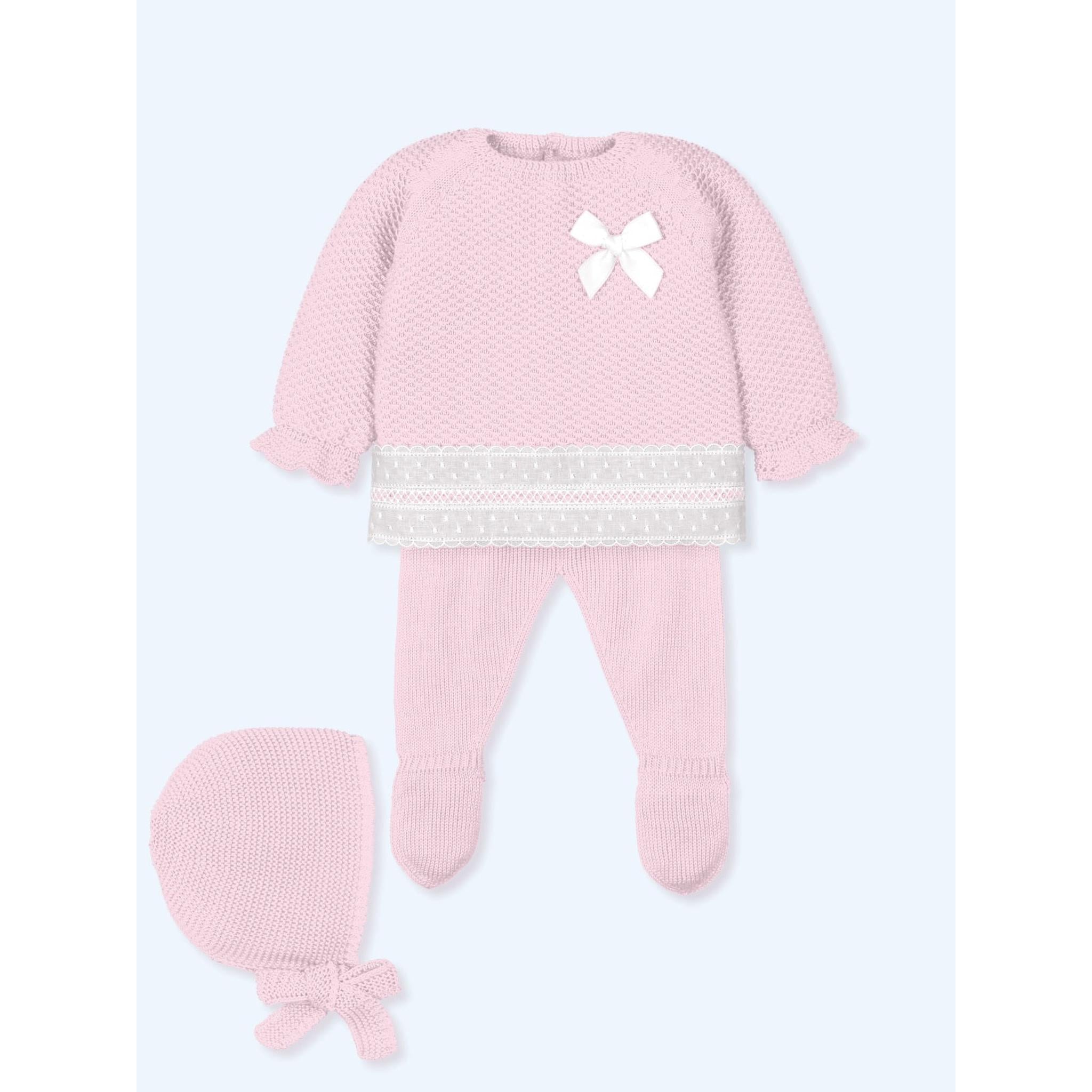Tira Bordada Three Piece Knitted Set