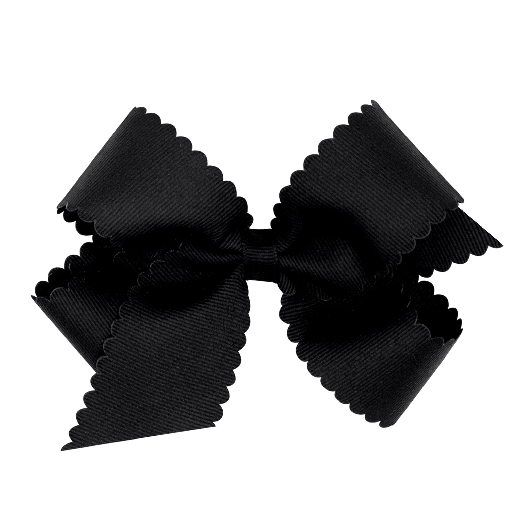 Medium Scalloped Edge Grosgrain Bow