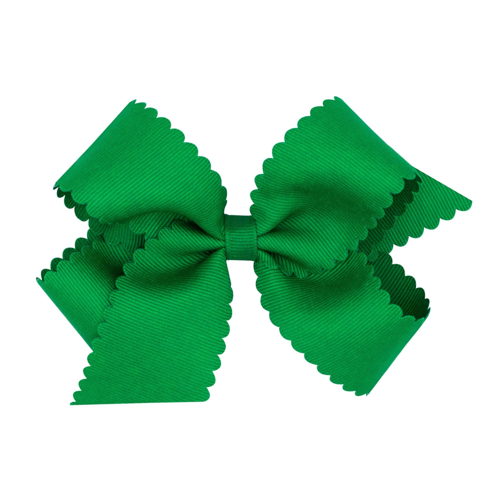 Medium Scalloped Edge Grosgrain Bow