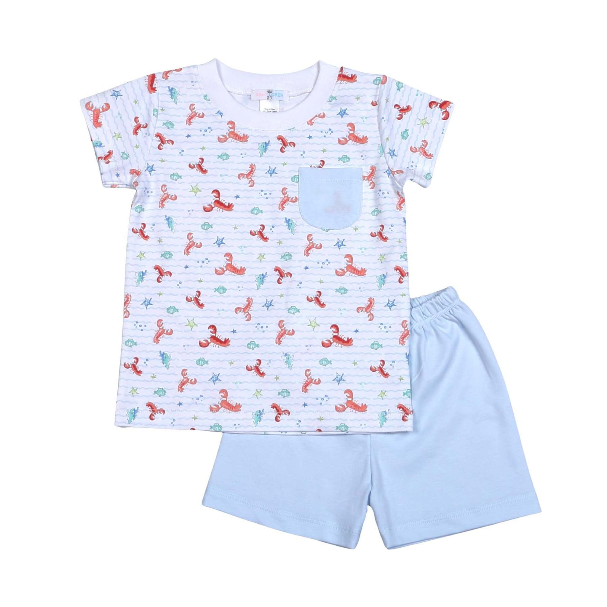 Under The Sea Pima Short Set