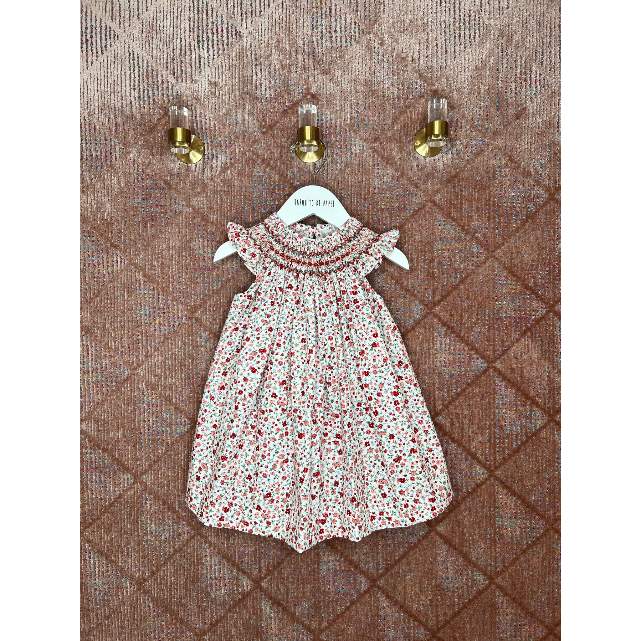 Hibisco Hand Embroidered Dress