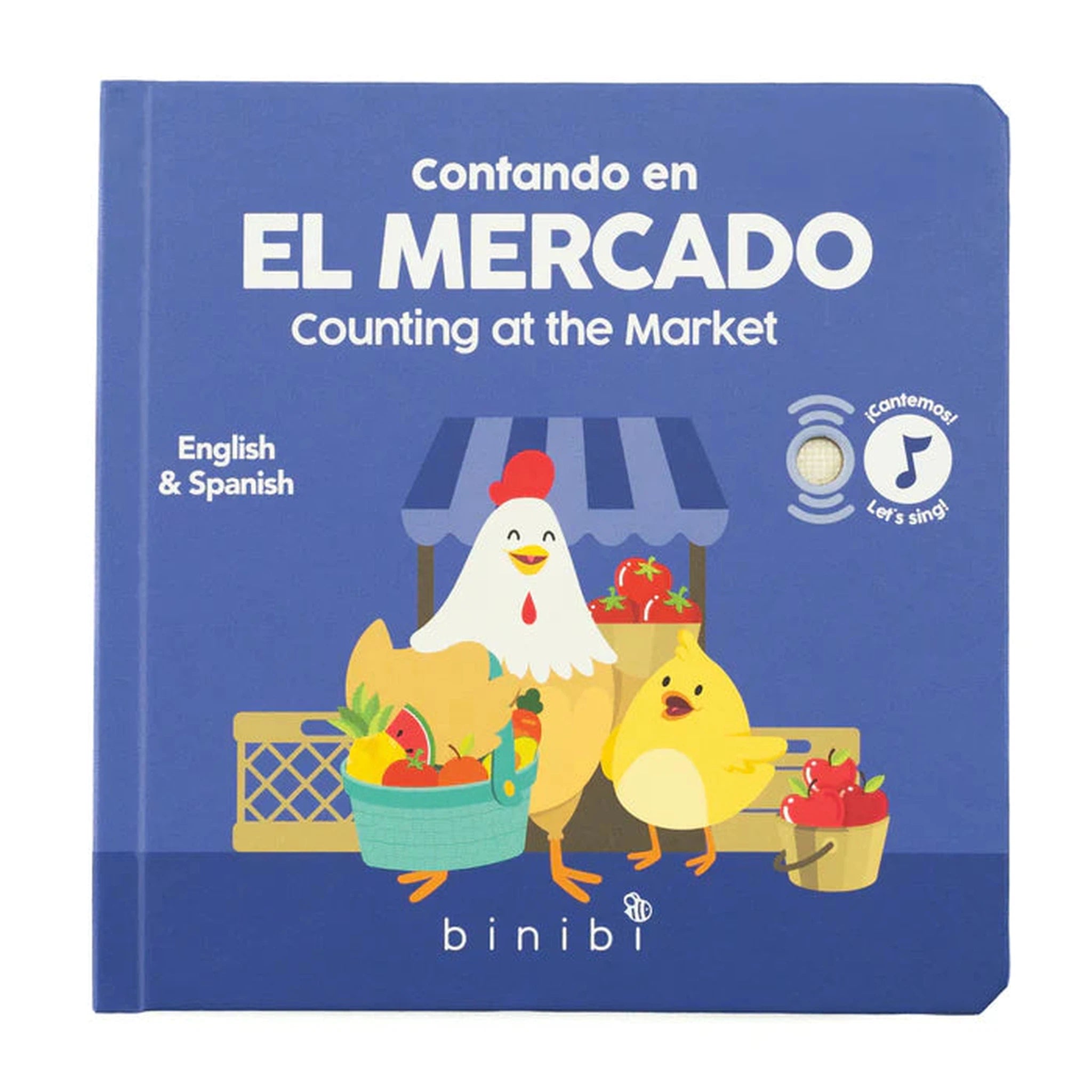 Counting At The Market Bilingual Musical Book