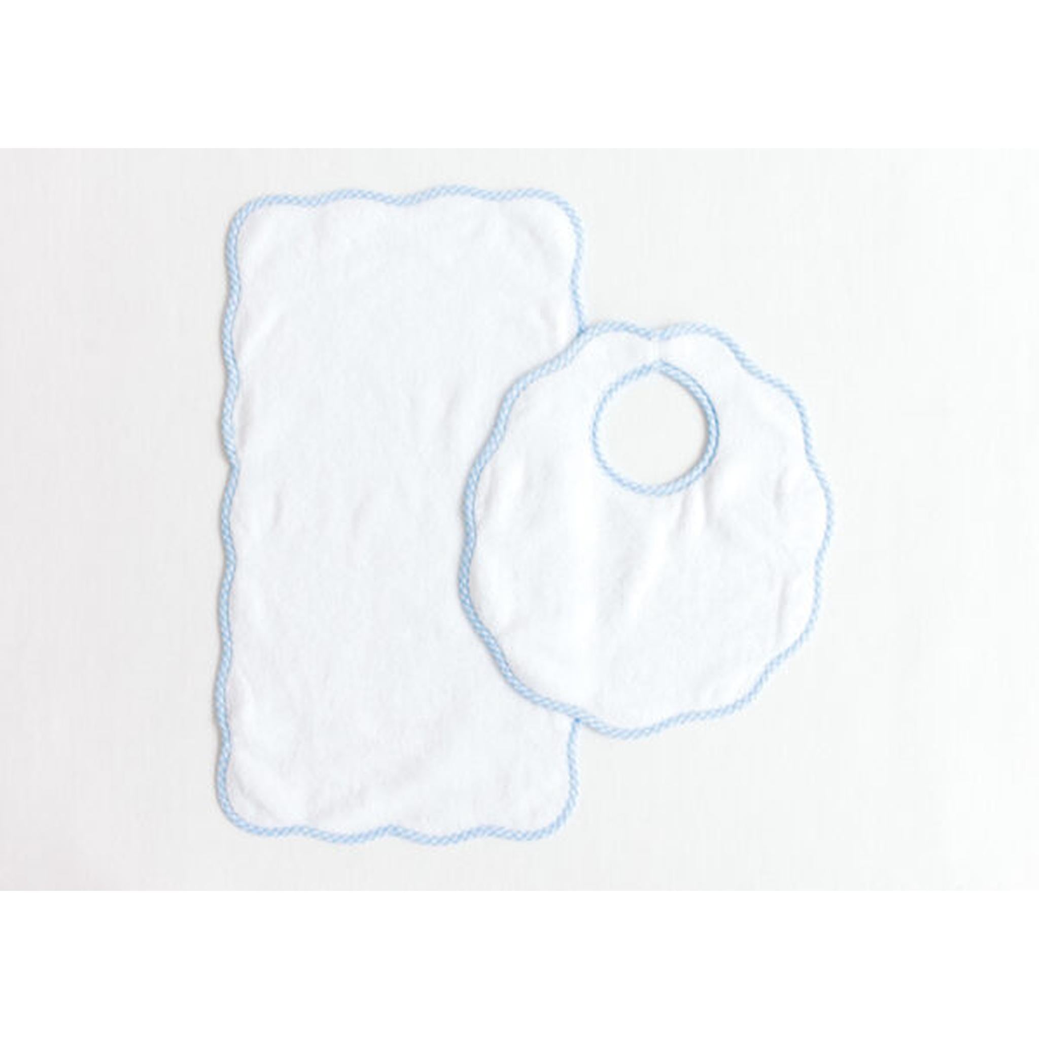 Bib & Burp – Blue Buffalo Check