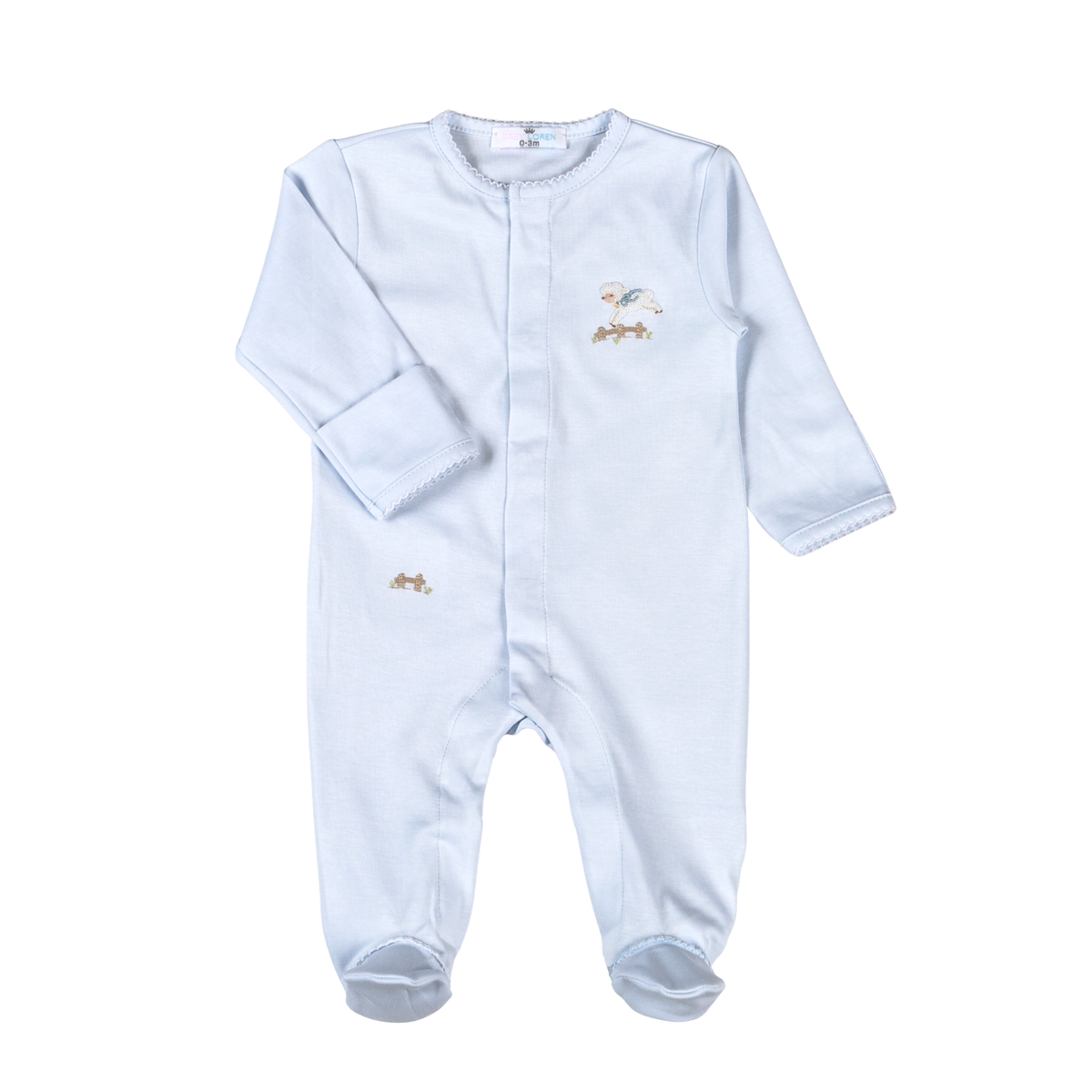 Baby Lamb Pima Footie