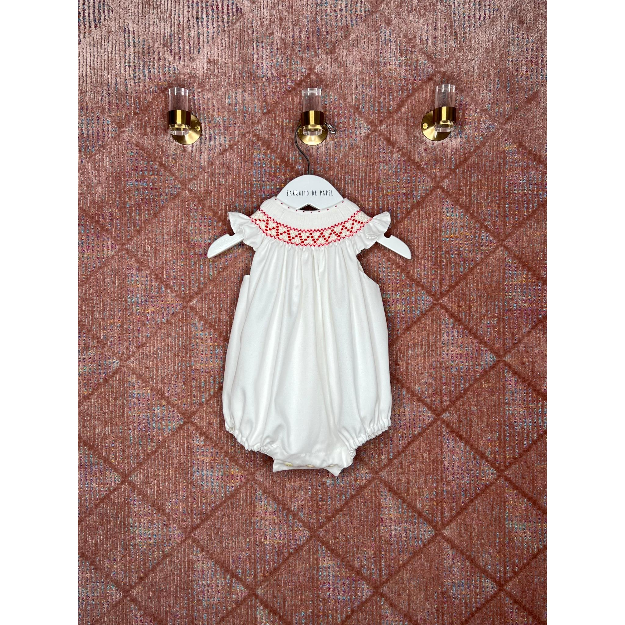 Rana Aletas Smock Rojo