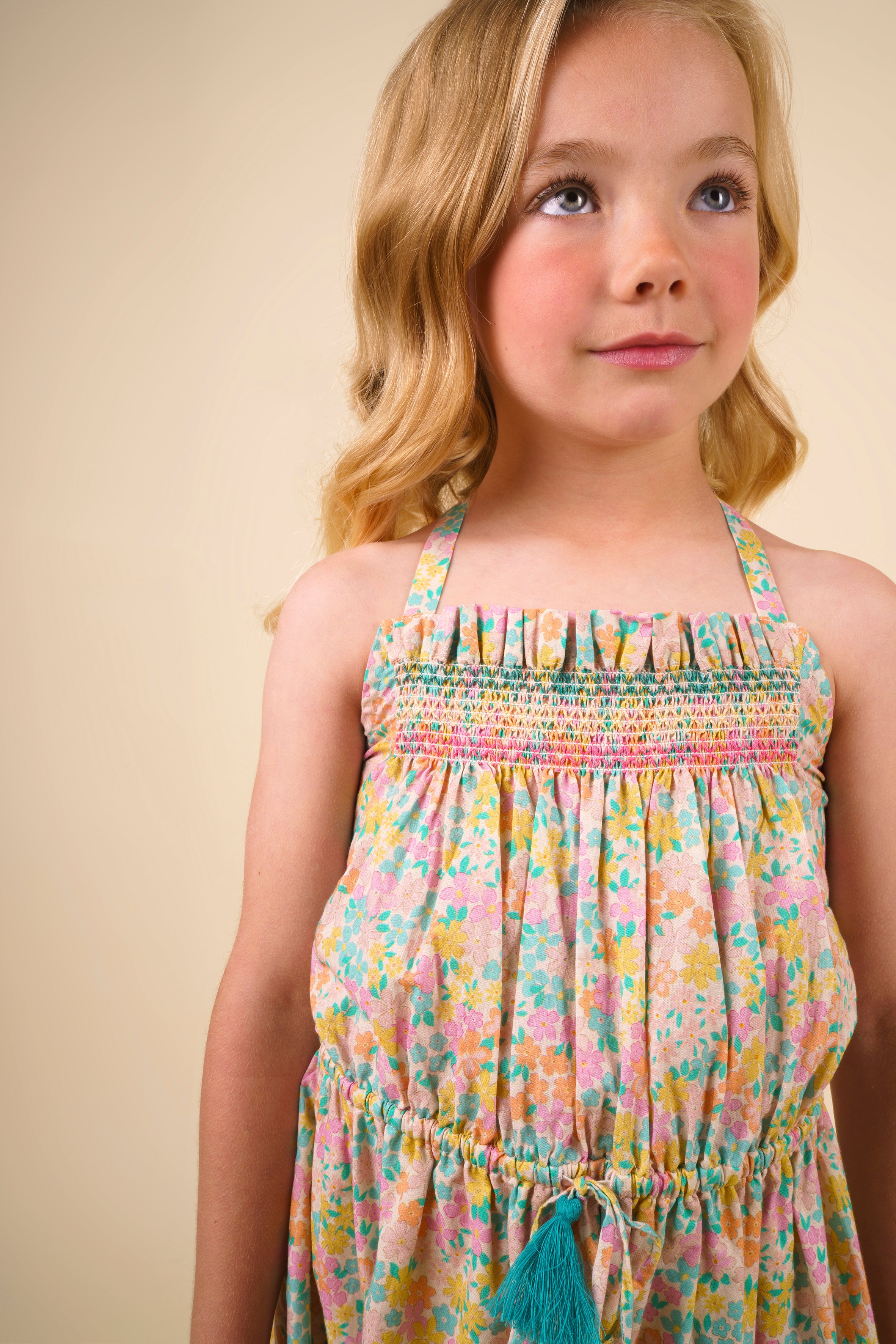 Alisson Dress - EMMA FLORAL MINT PRINT