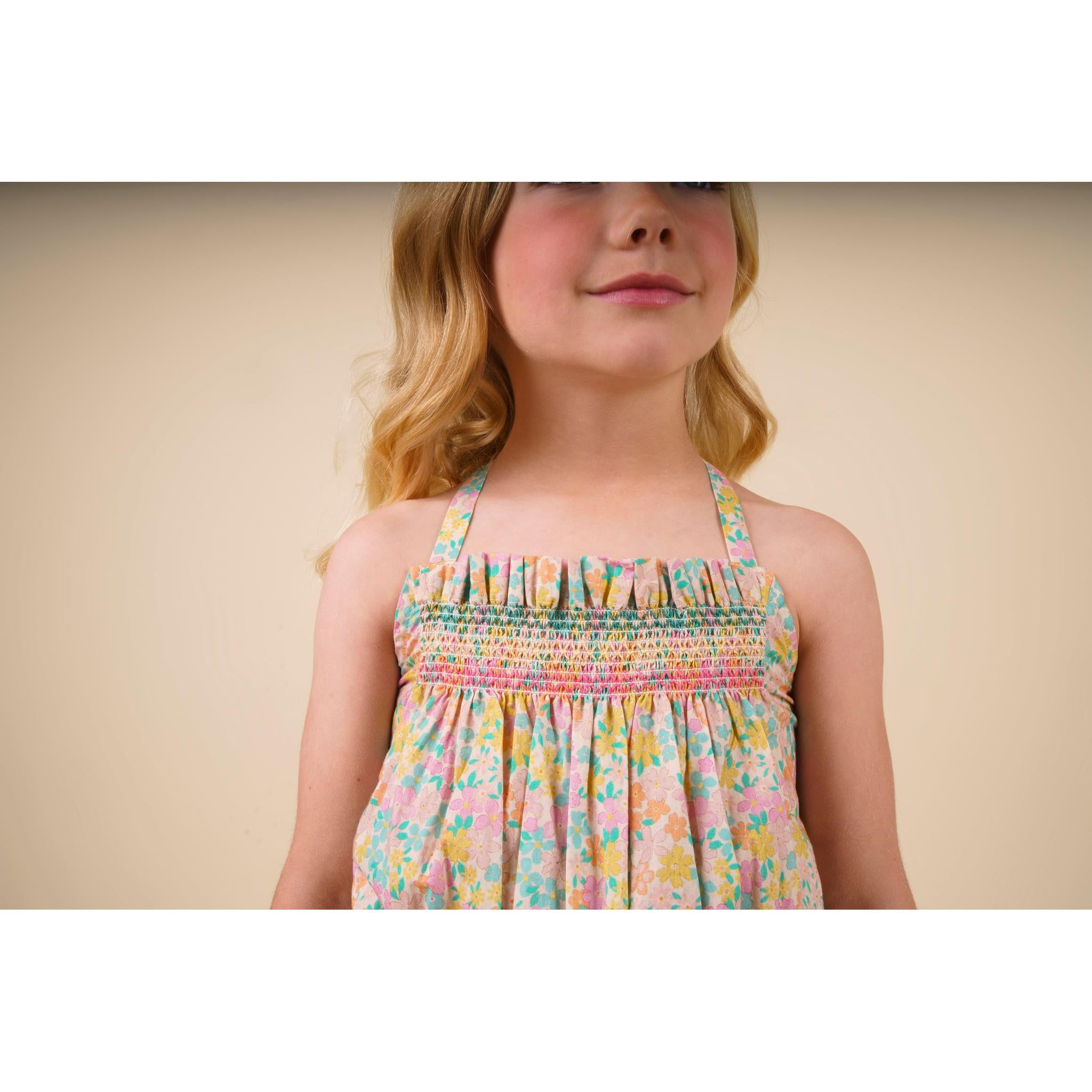 Alisson Dress - EMMA FLORAL MINT PRINT