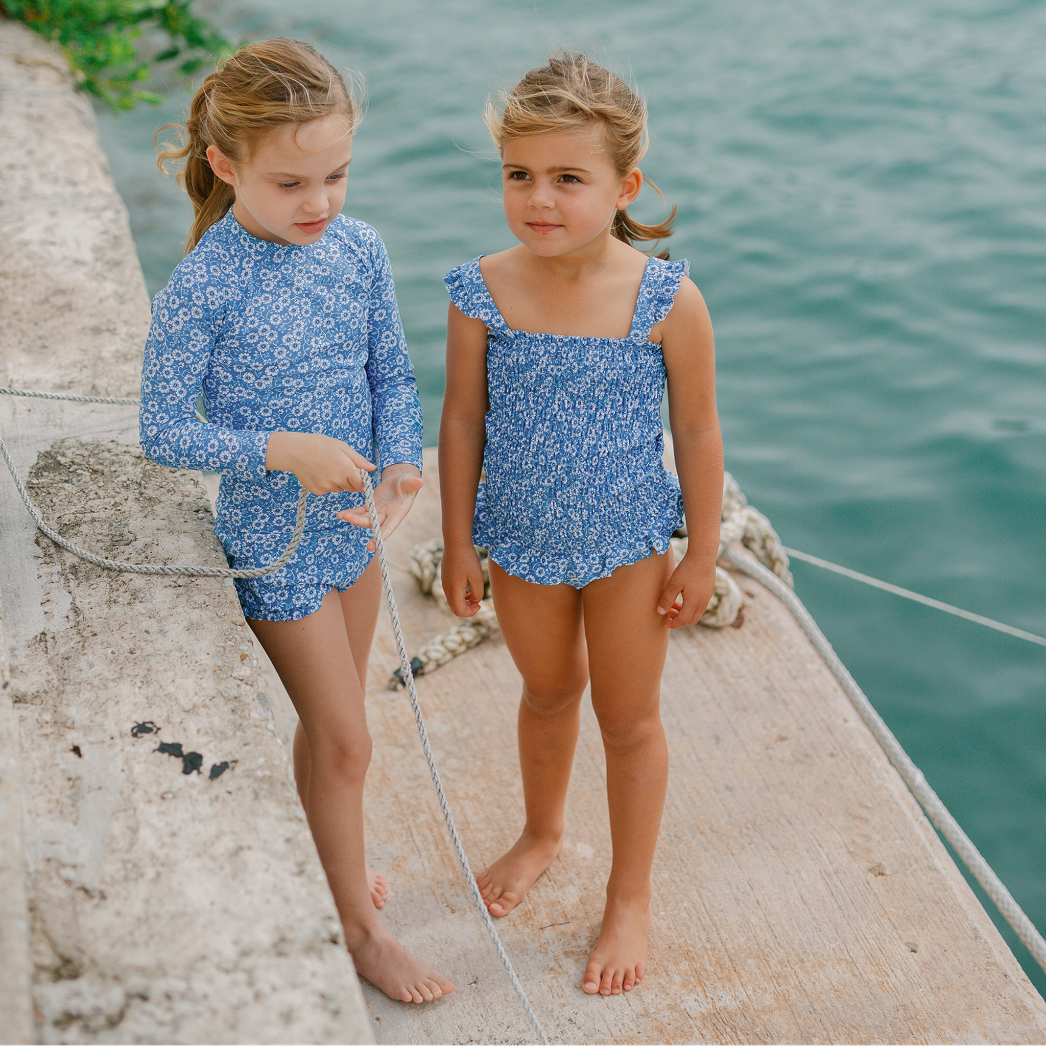 Rosebay smocked one piece