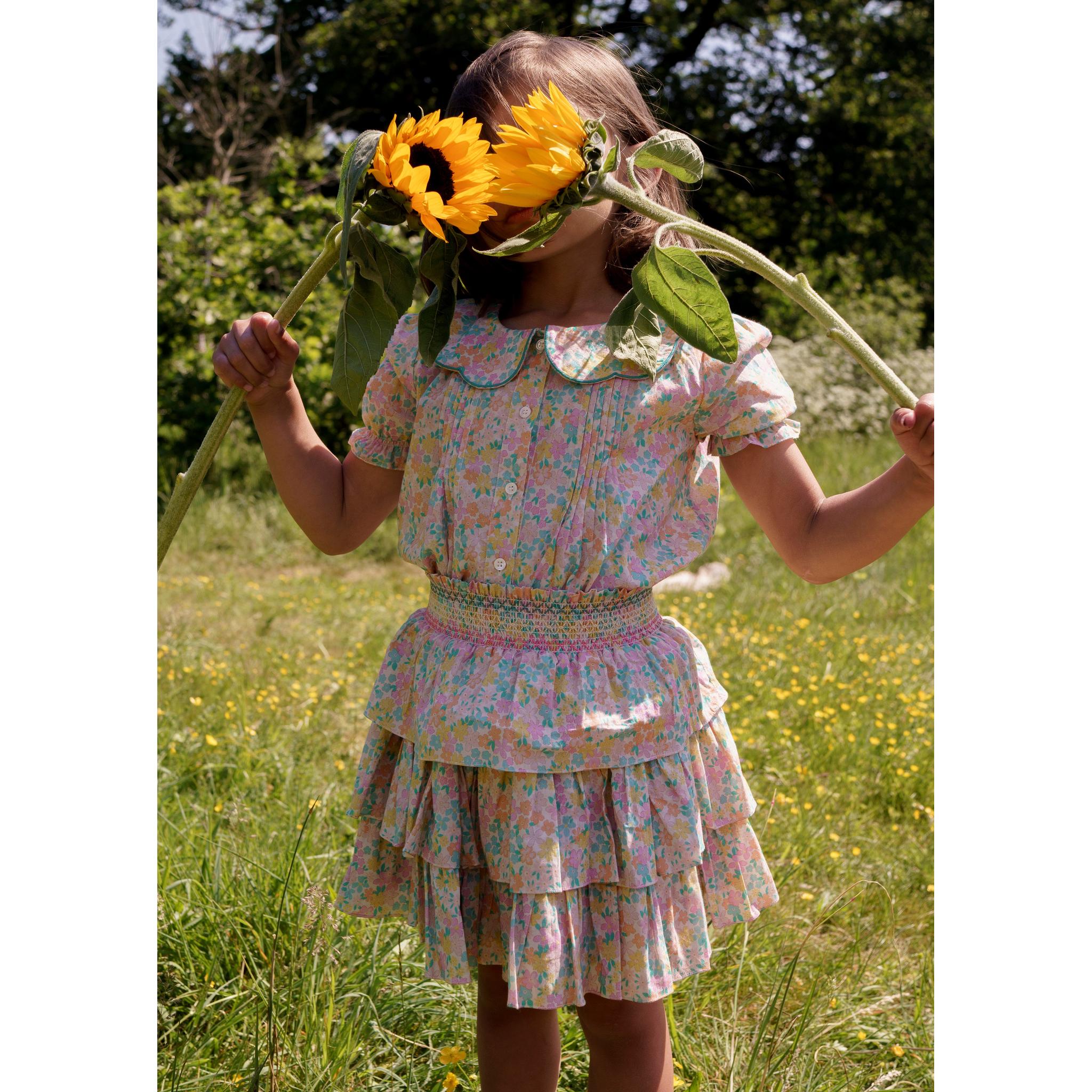 Camelia Skirt Set - EMMA FLORAL MINT PRINT