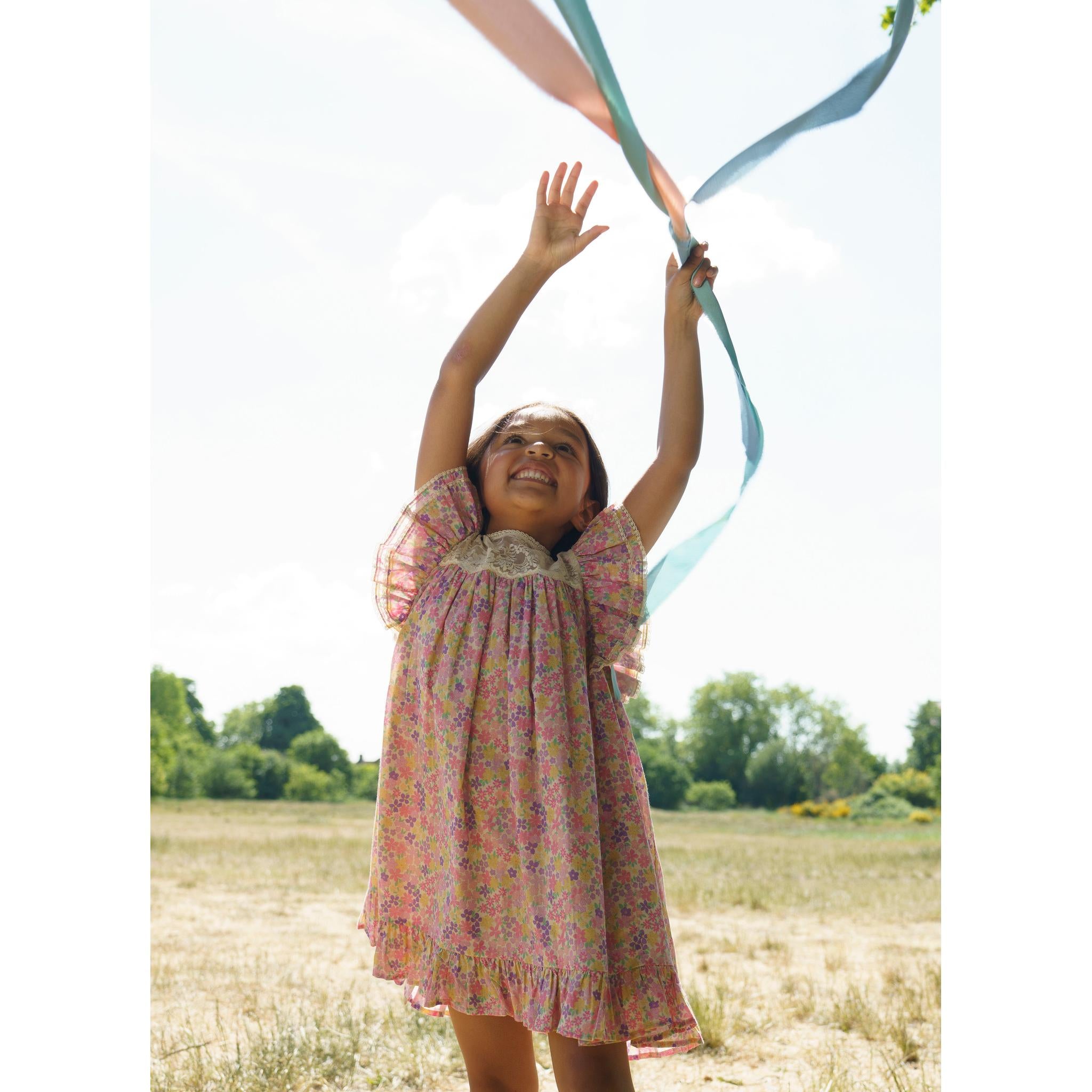 Sita Dress - EMMA FLORAL PURPLE