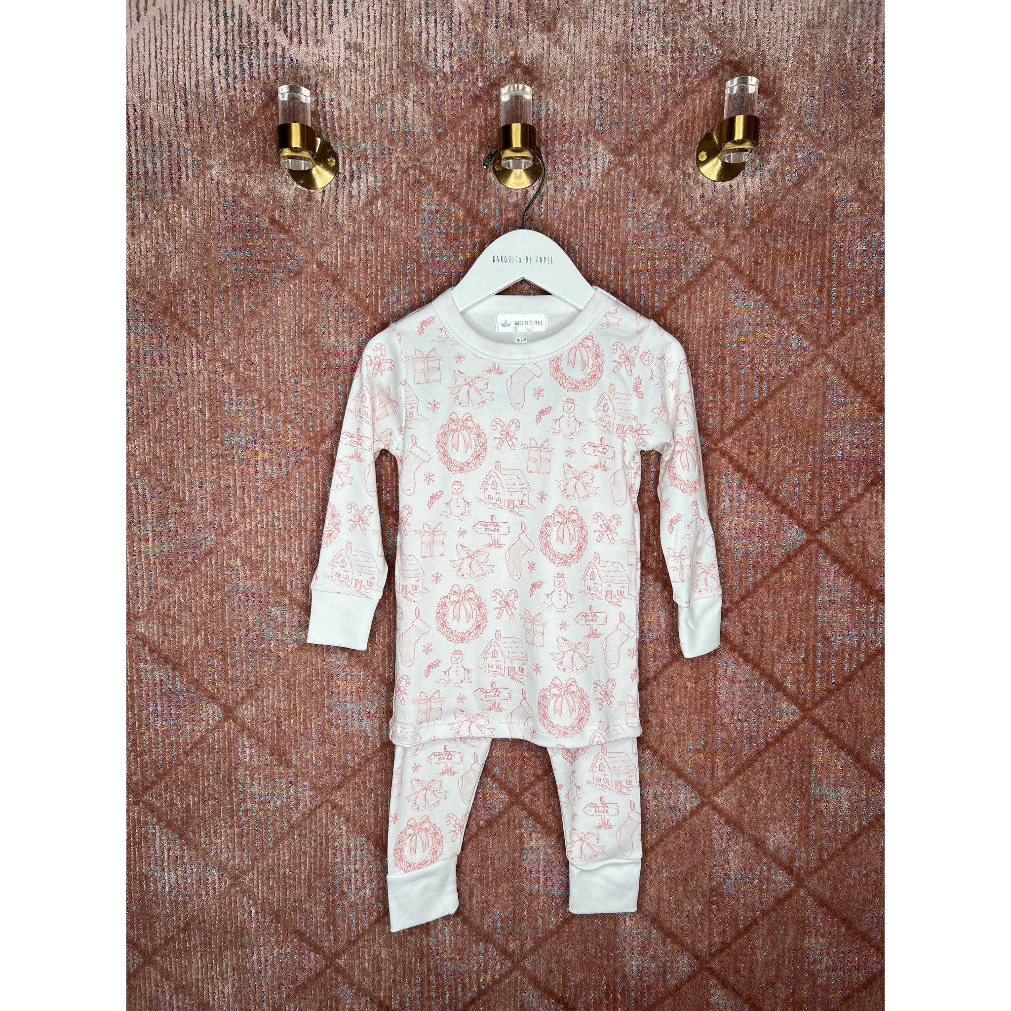Toile Pima Interlock Two Piece- Red