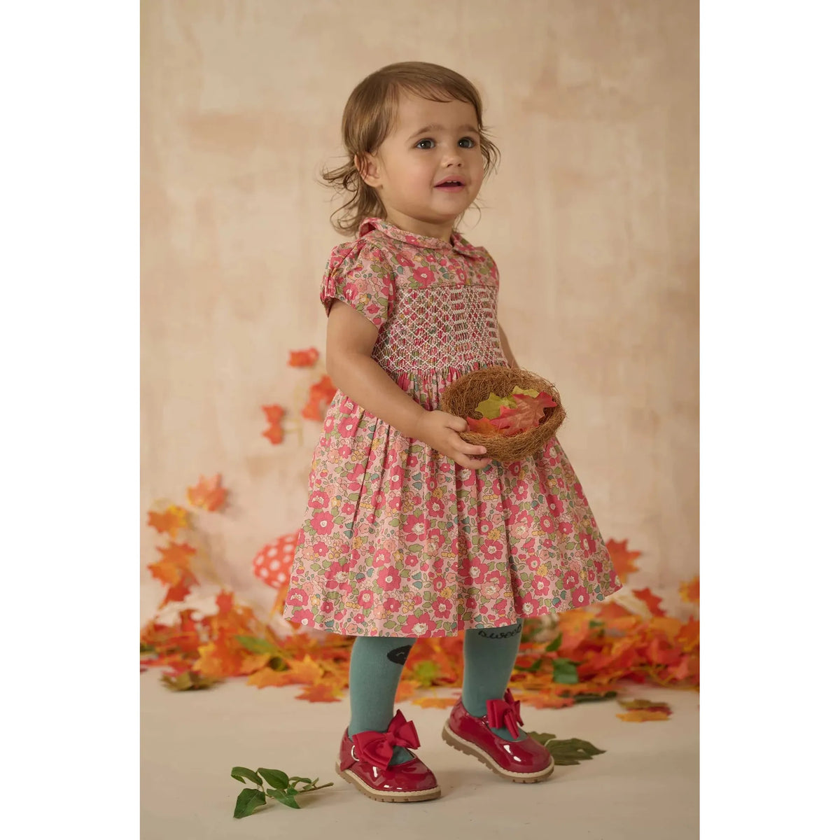 Hand-Smocked Baby Dress - Emelina