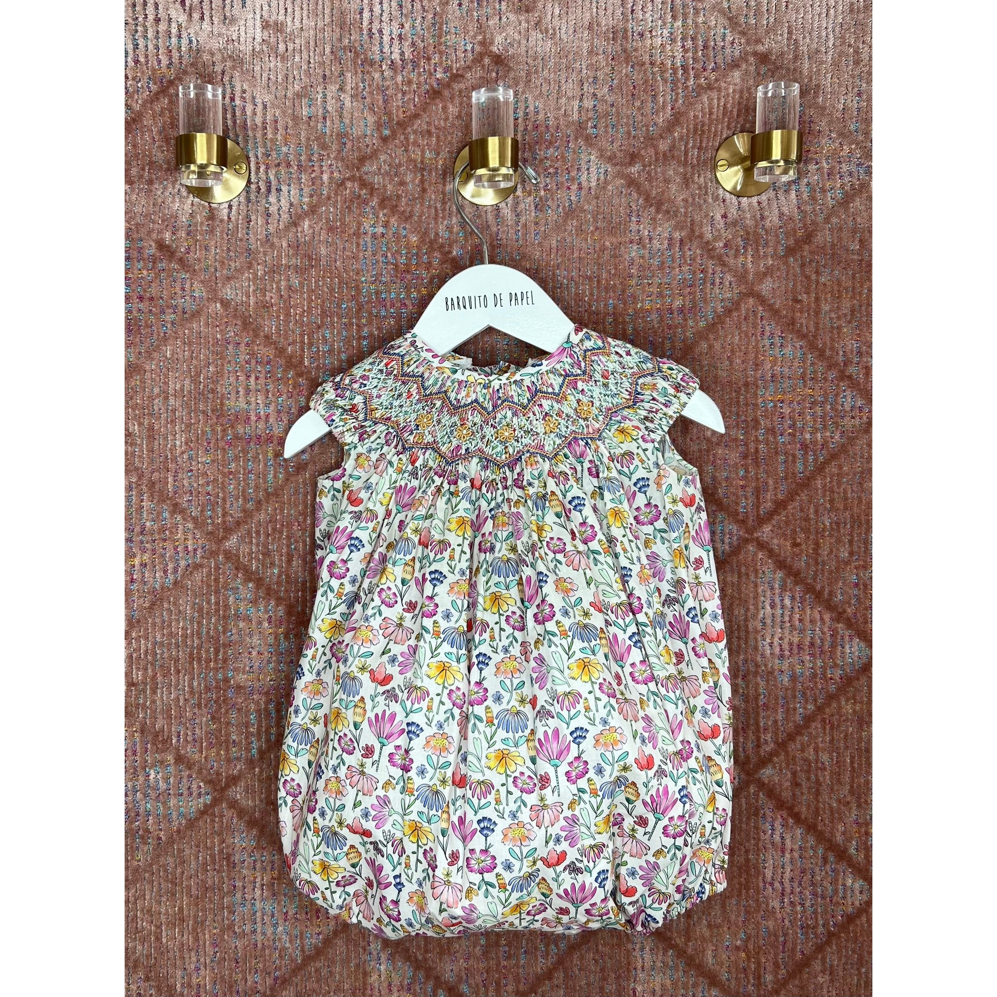 Malva Hand Smocked Romper