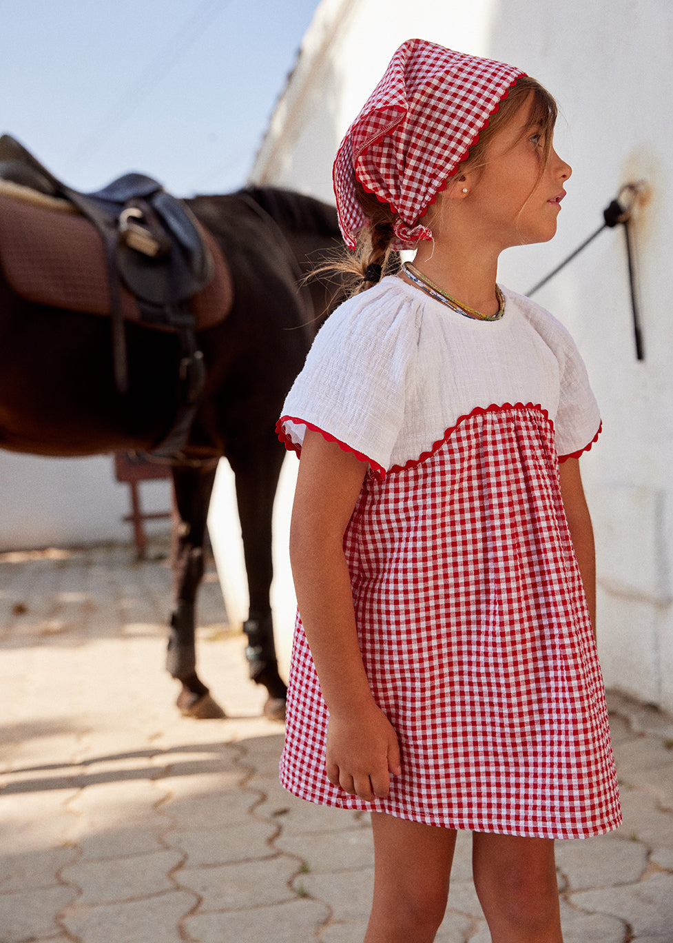 Vestido Vichy Rojo