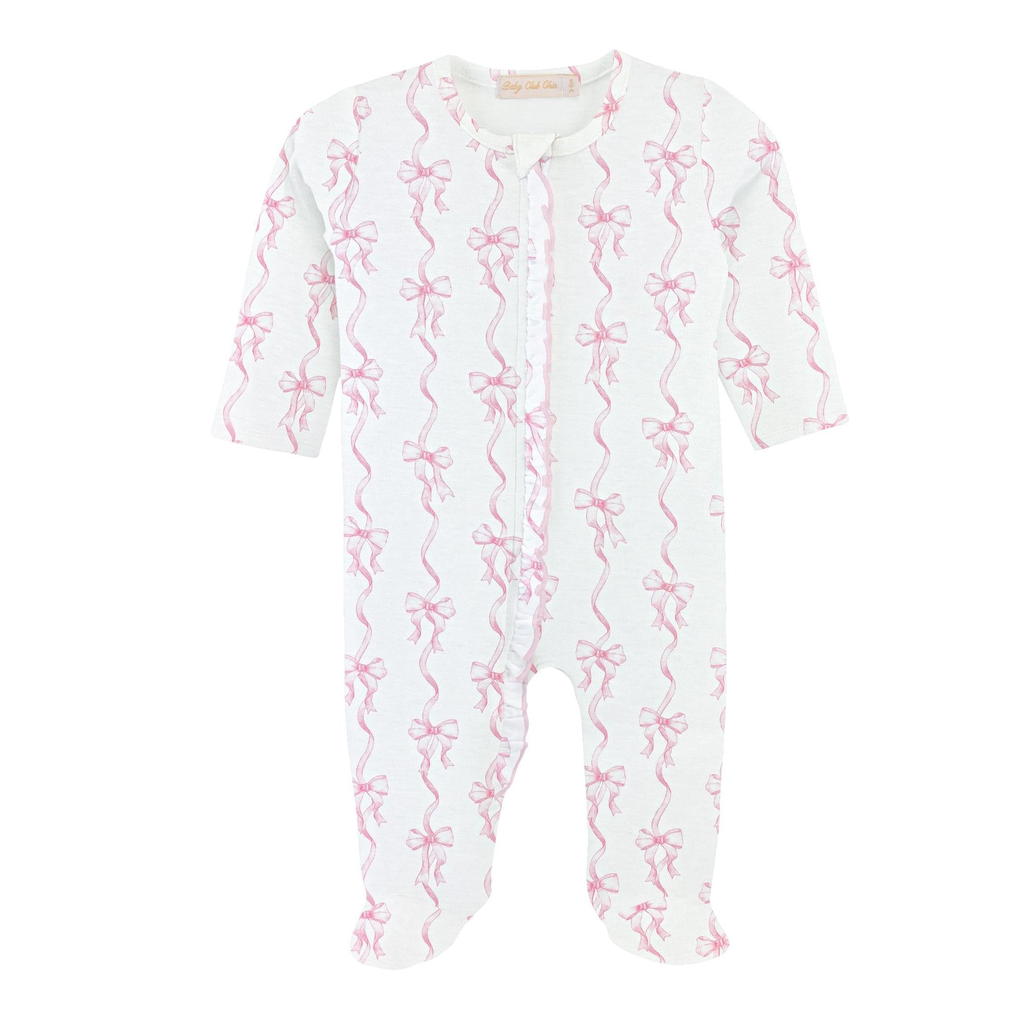 Coquette Zipper Footie
