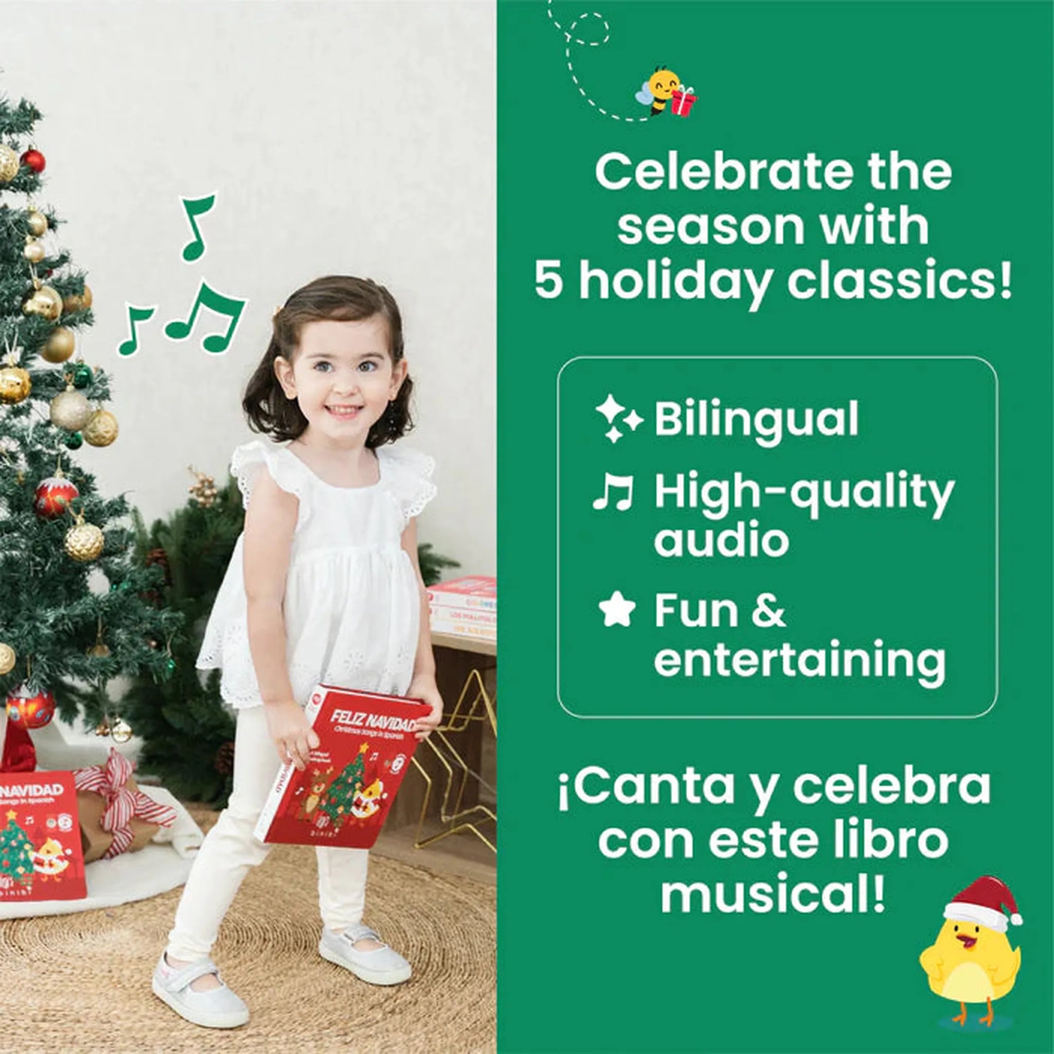 Feliz Navidad Christmas Musical Book