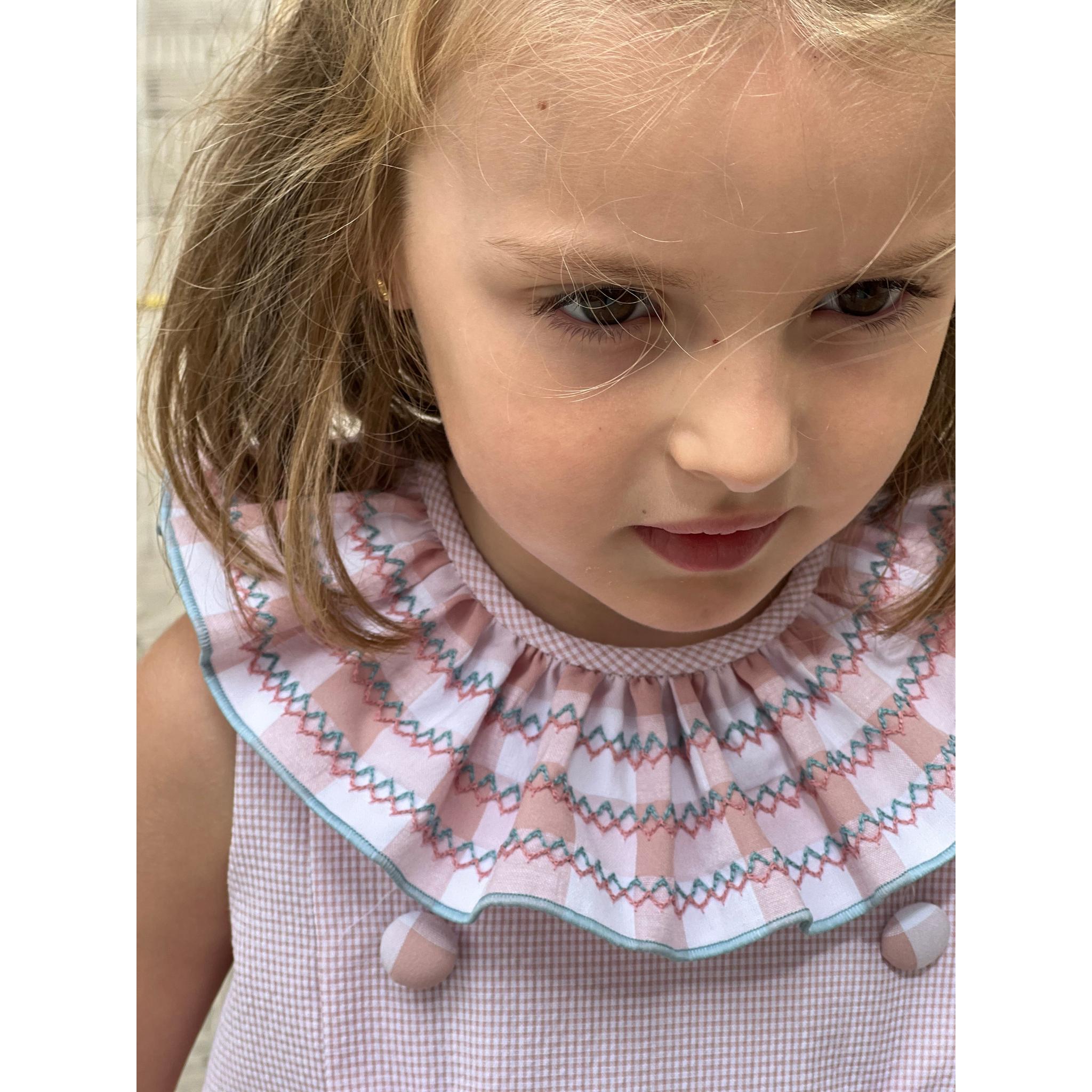 MIcro Vichy Smocked Dress