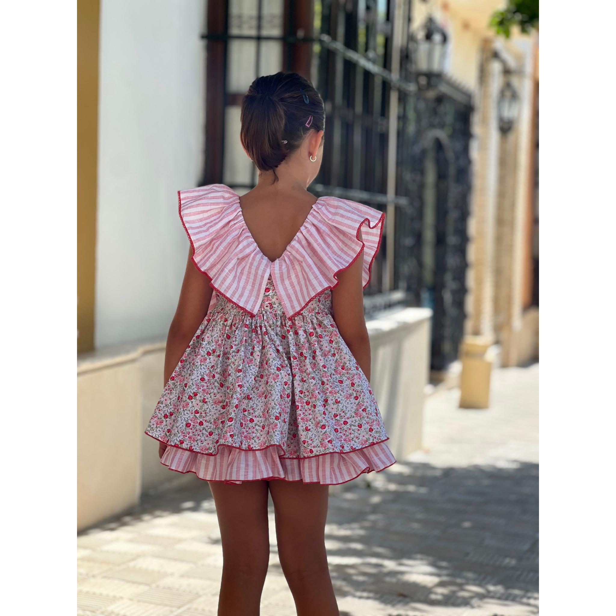 Strawberry Ruffle Dress