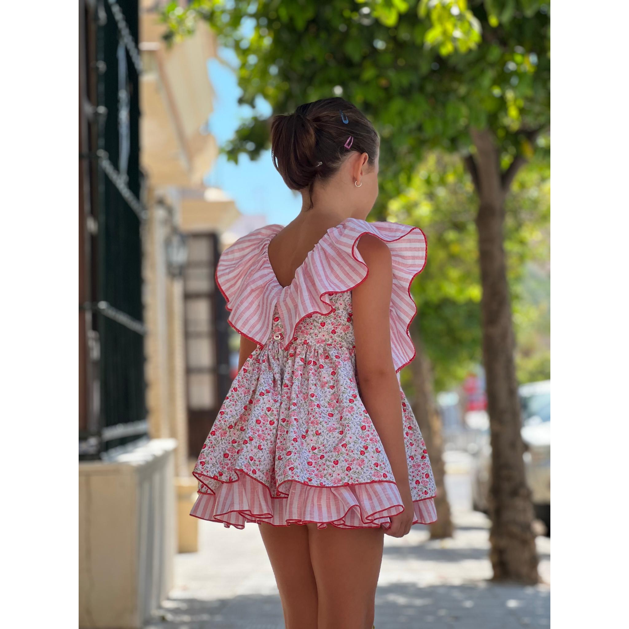 Strawberry Ruffle Dress