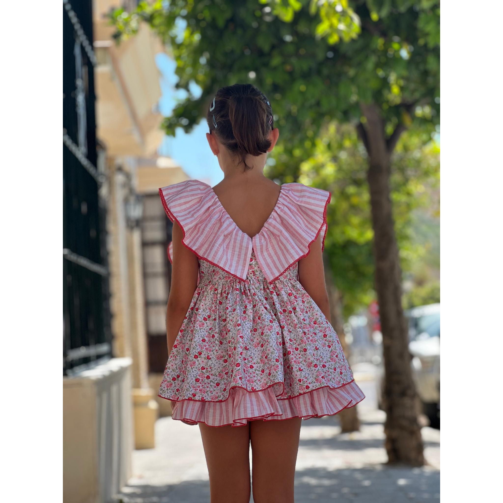Strawberry Ruffle Dress