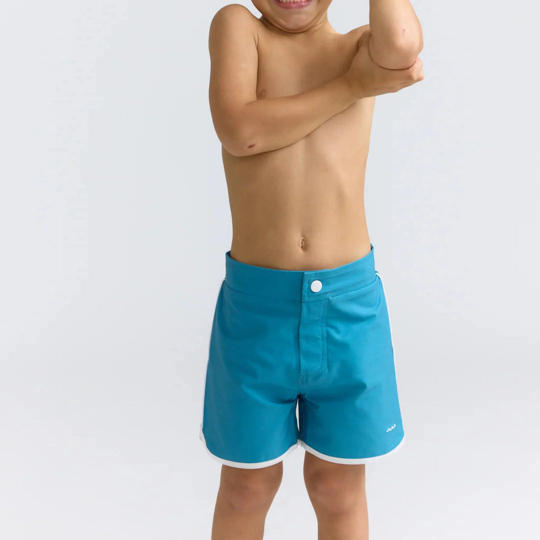 boys cerulean board shorts