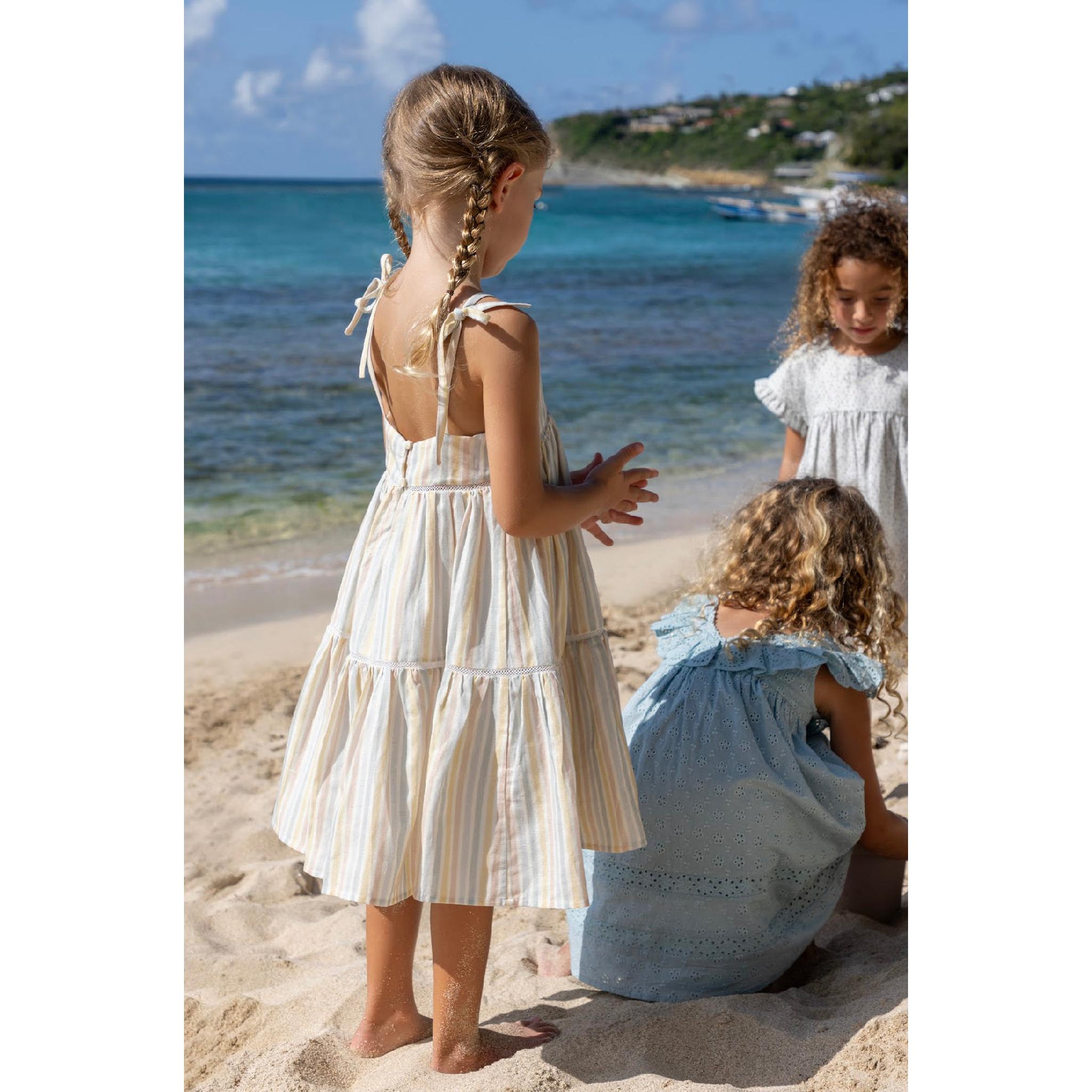 Alice Dress - Vertical Stripes