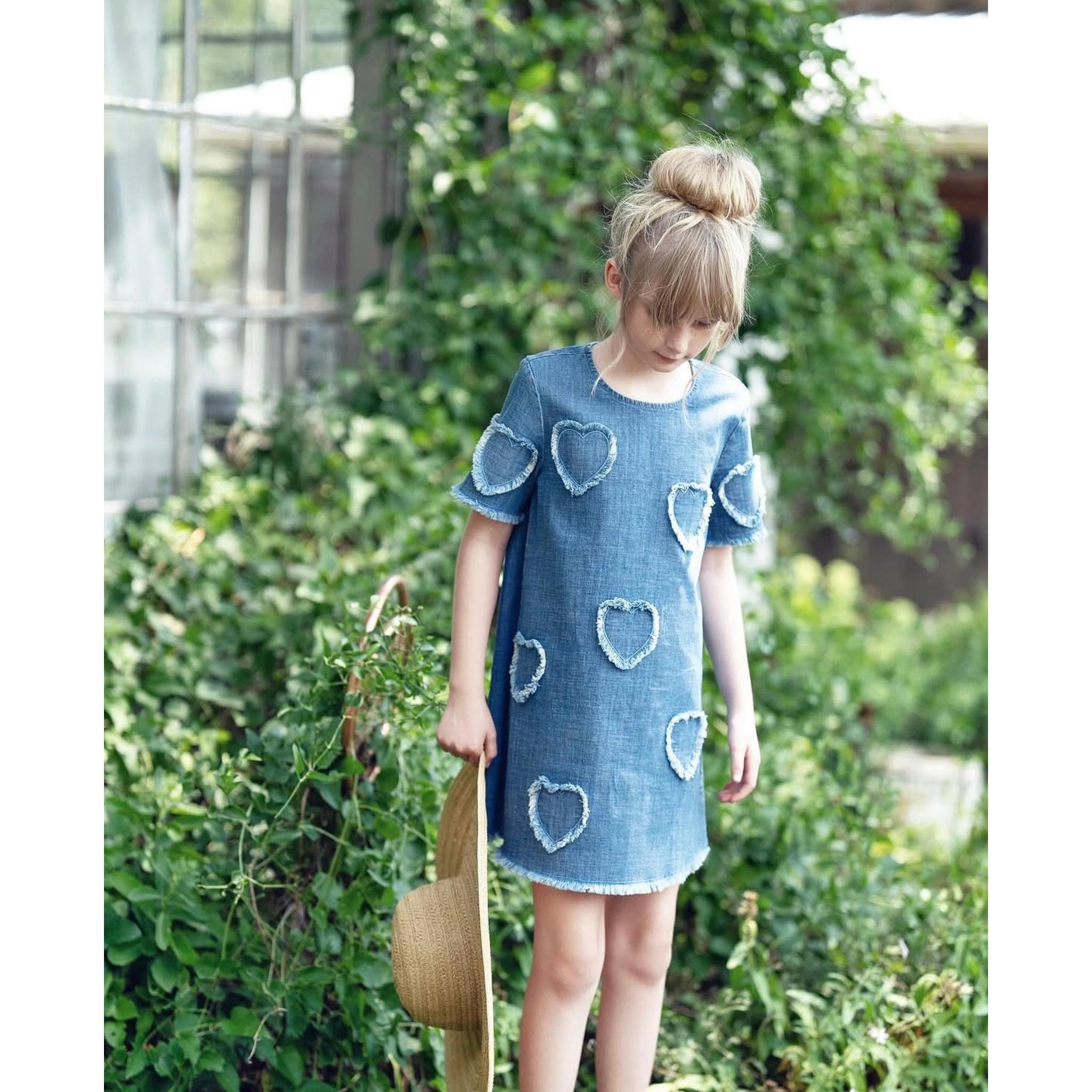 Camila Heart Denim Dress