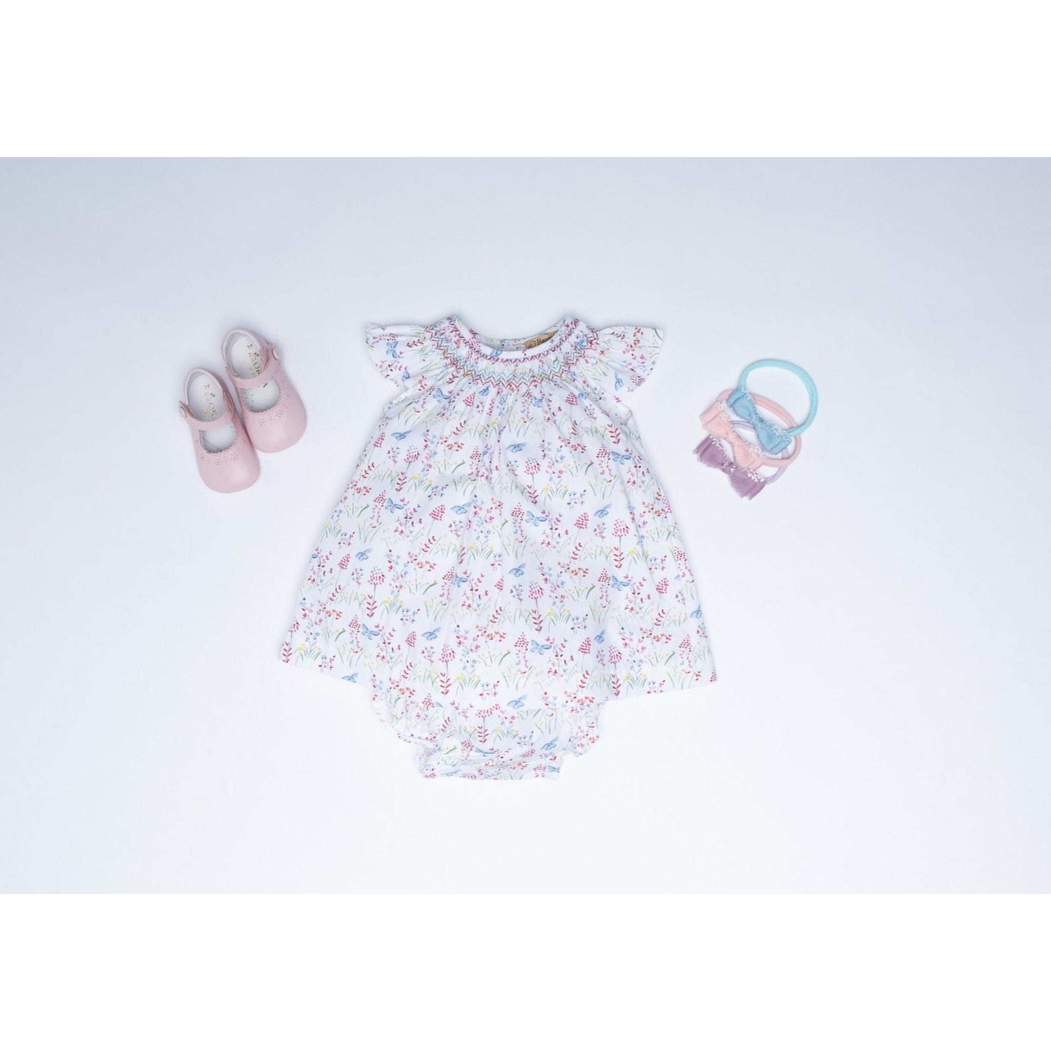 Jardin Aleta Smocked Bloomer Dress