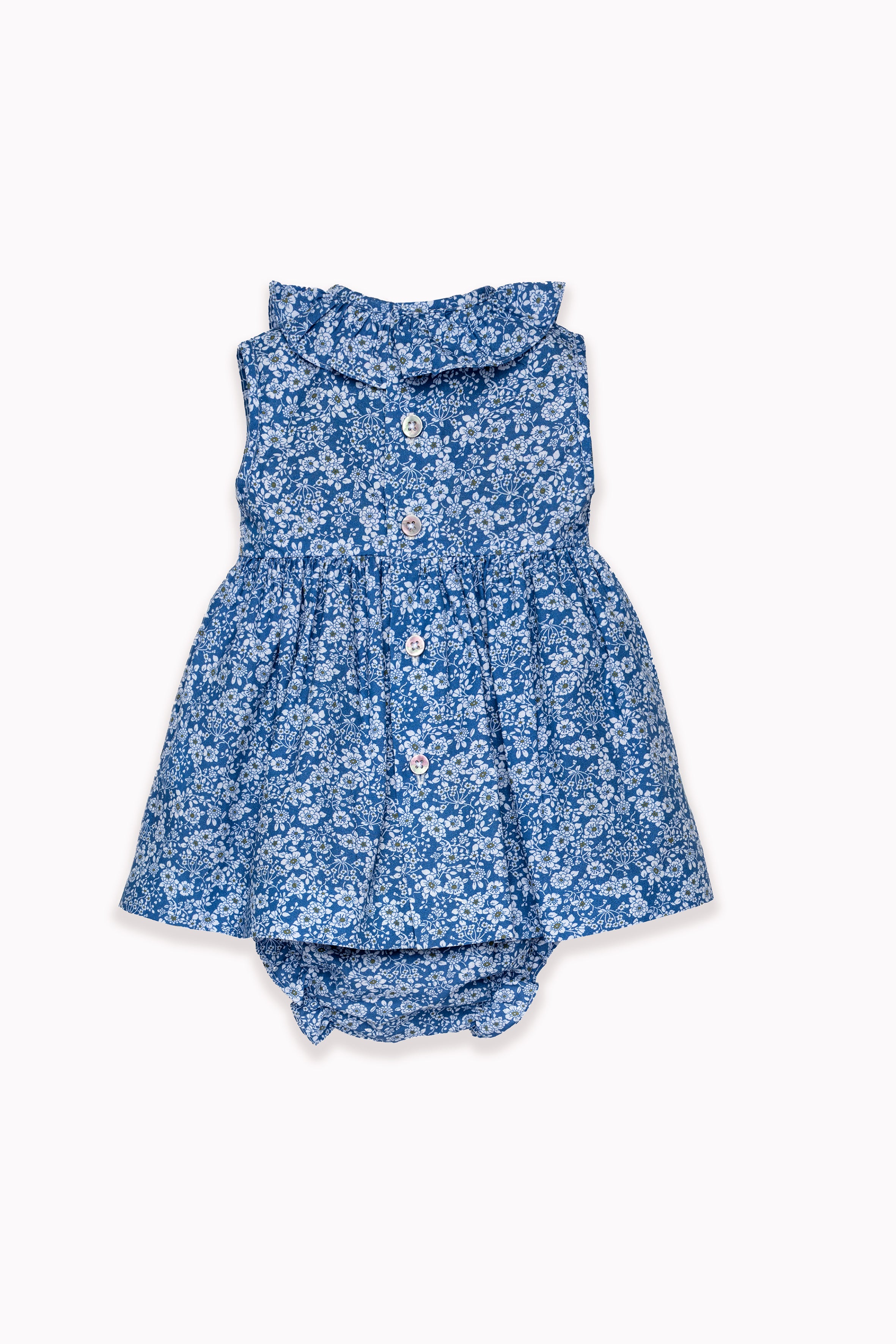 Flor Azul Smocked Dress